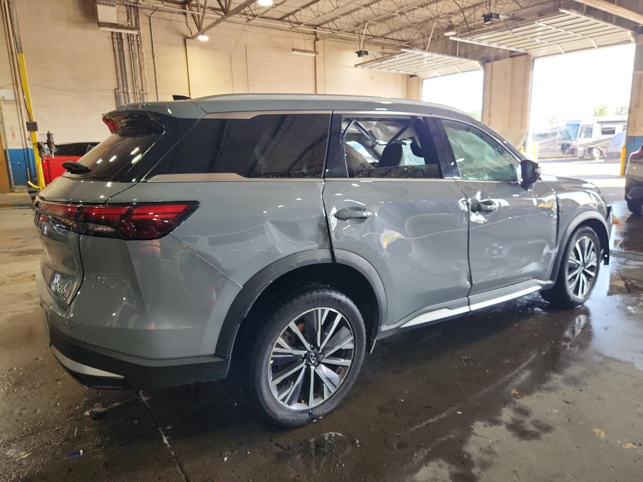 2026 Infiniti Qx60 Luxe Серый vin: 5N1AL1FSXTC355833 Damage: Right Qtr Panel, Dent(S) W/ Paint Dmg, > 12 Inches