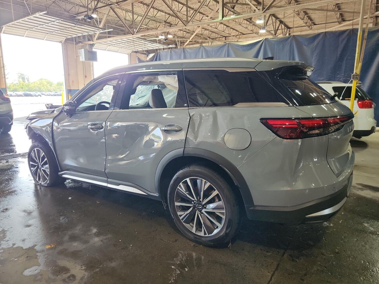 2026 Infiniti Qx60 Luxe Серый vin: 5N1AL1FSXTC355833 Damage: Left Rear Door, Dent(S) W/ Paint Dmg, > 12 Inches