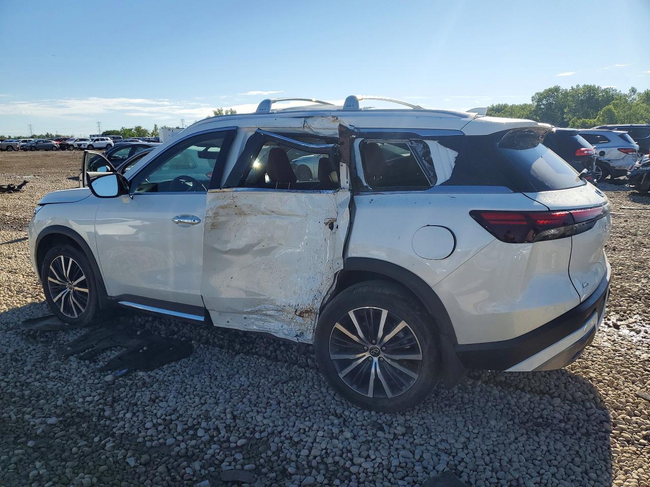2025 Infiniti Qx60 Sensory White vin: 5N1AL1GS3SC342662