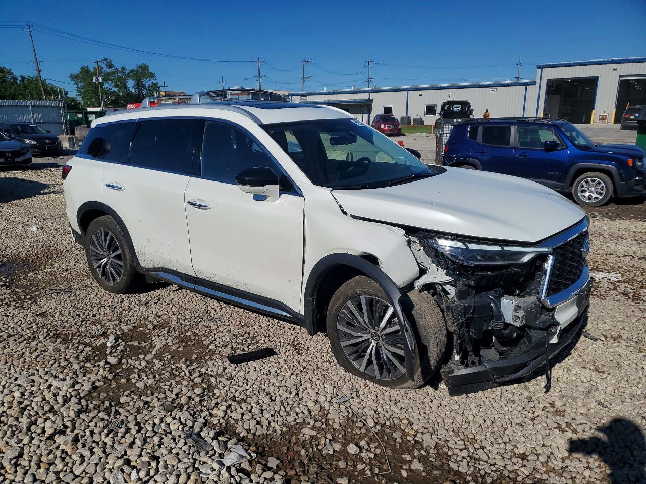 2025 Infiniti Qx60 Sensory White vin: 5N1AL1GS3SC342662