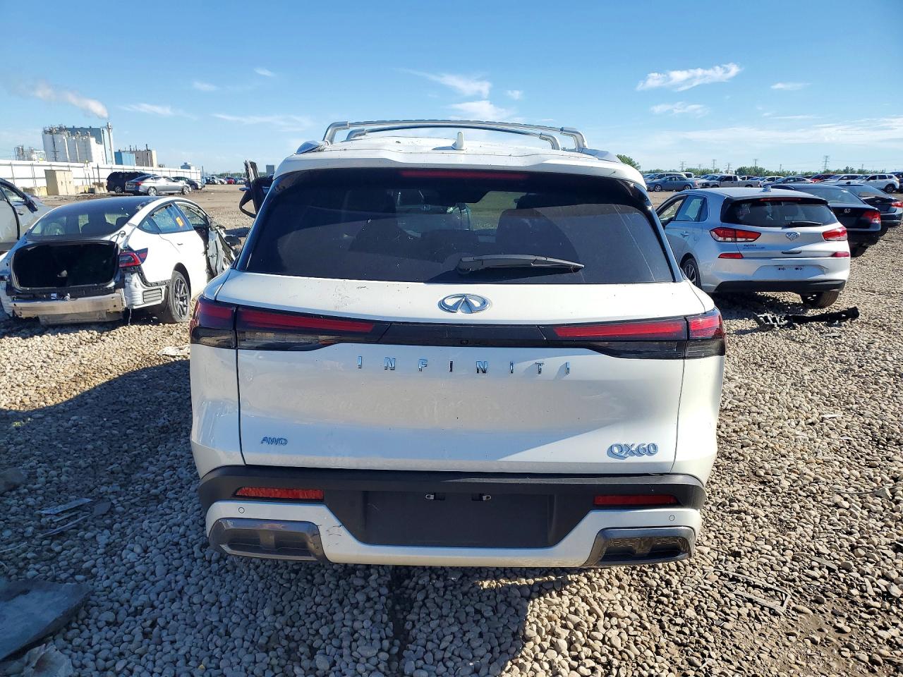 2025 Infiniti Qx60 Sensory White vin: 5N1AL1GS3SC342662