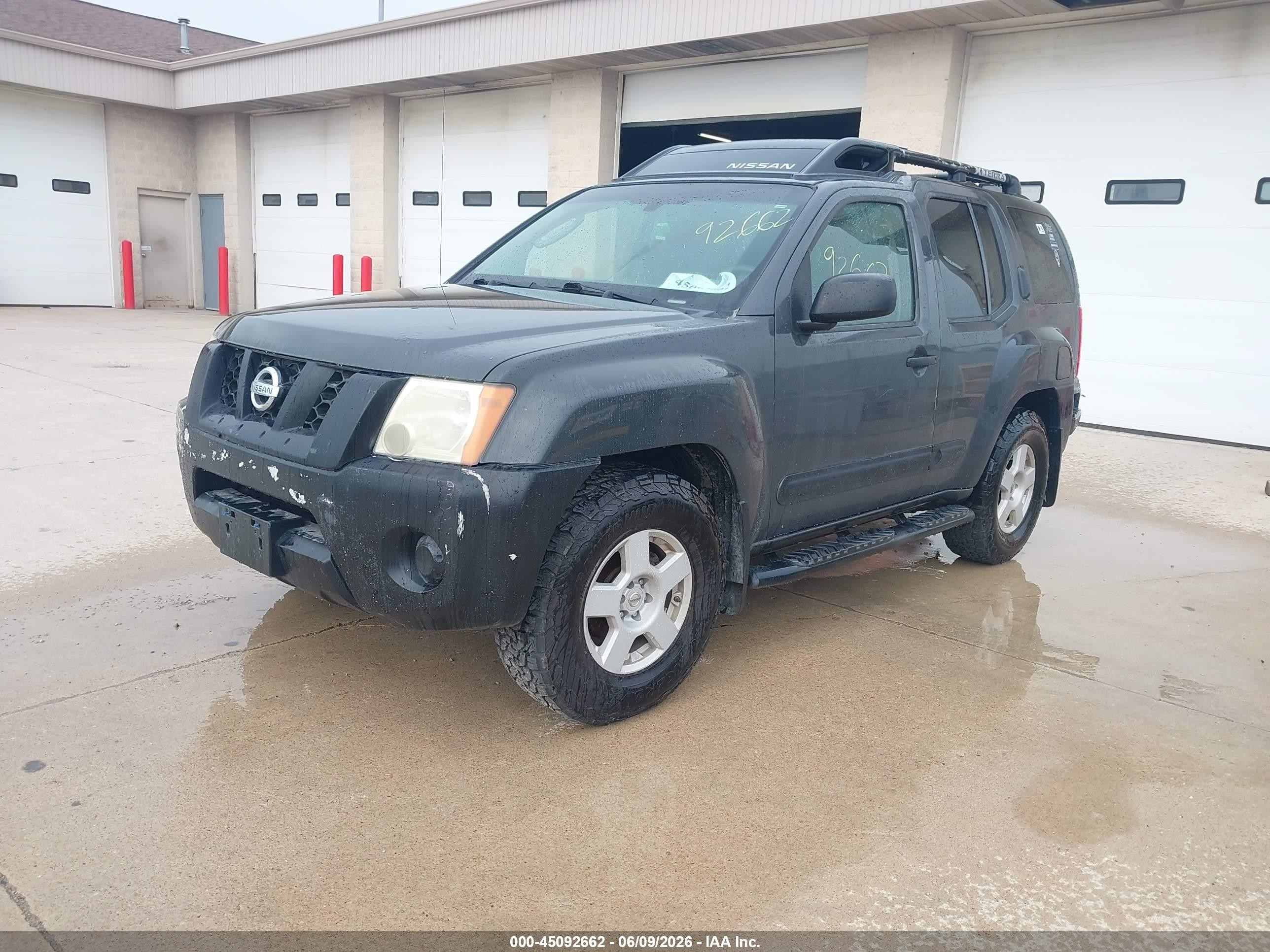 2005 Nissan Xterra S Gray vin: 5N1AN08U05C648310