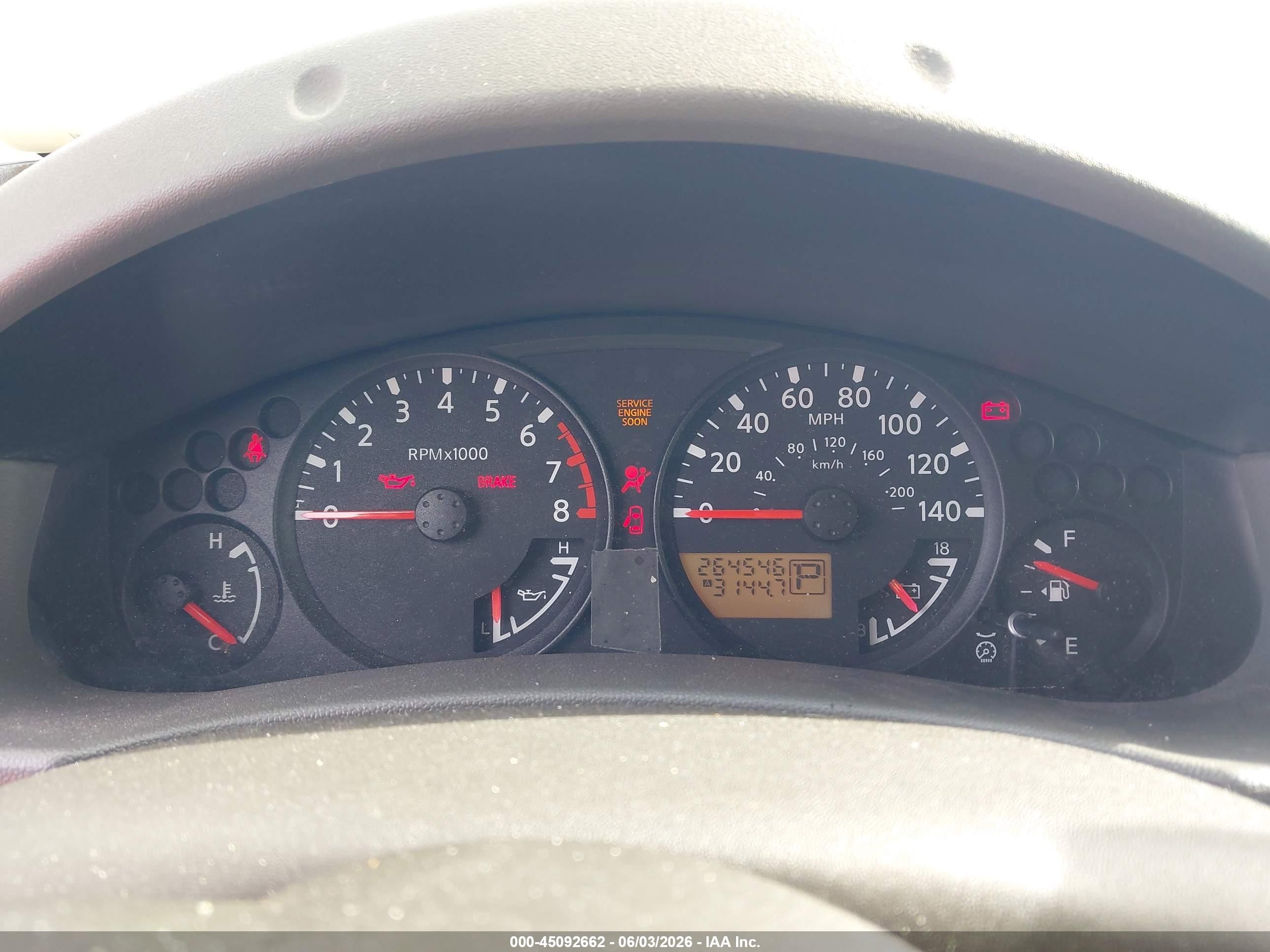 2005 Nissan Xterra S Gray vin: 5N1AN08U05C648310