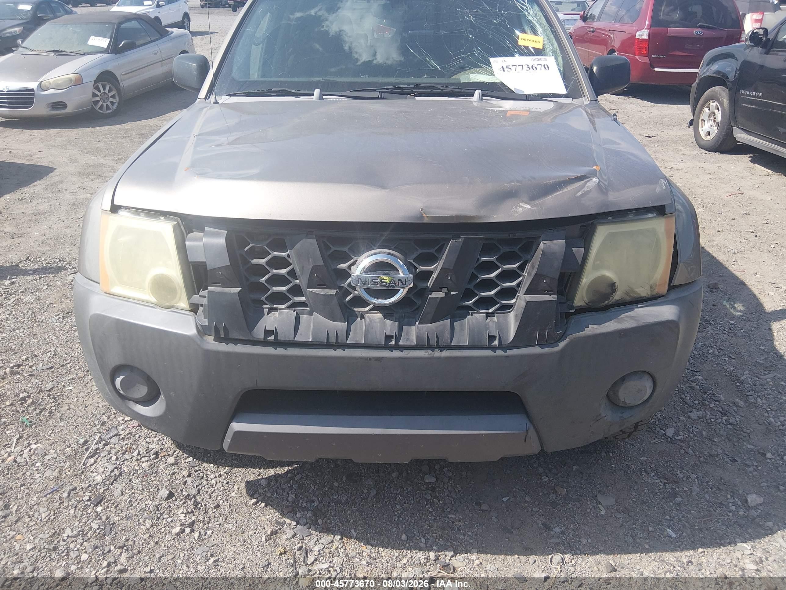 2006 Nissan Xterra S Gray vin: 5N1AN08U06C536205