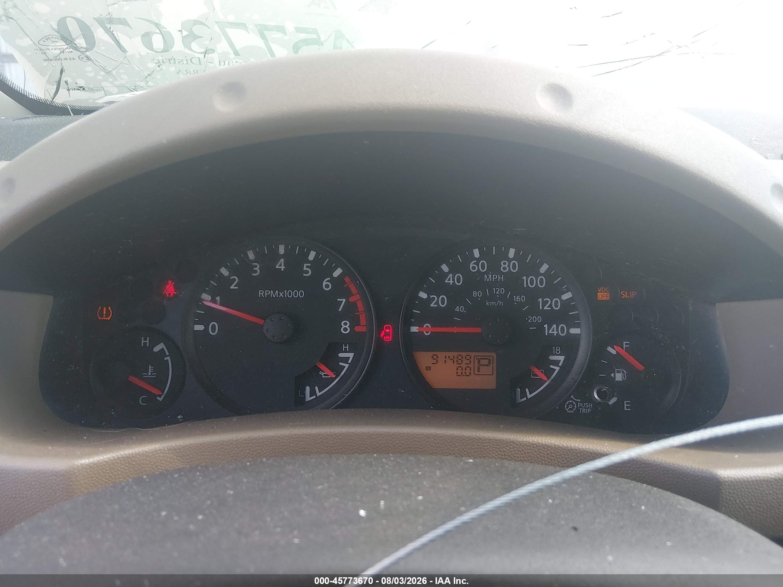 2006 Nissan Xterra S Gray vin: 5N1AN08U06C536205