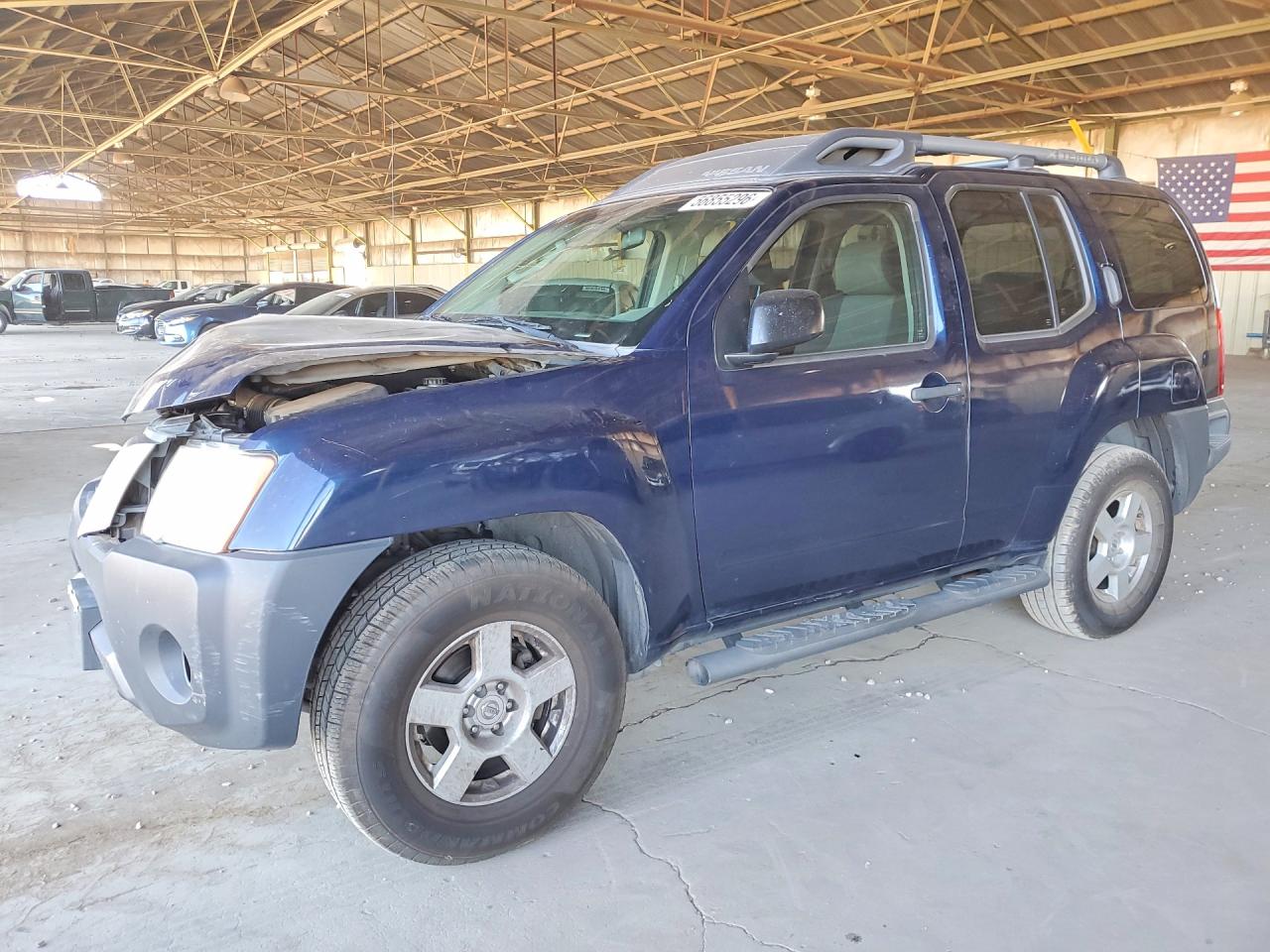 2007 Nissan Xterra X Blue vin: 5N1AN08U07C541096