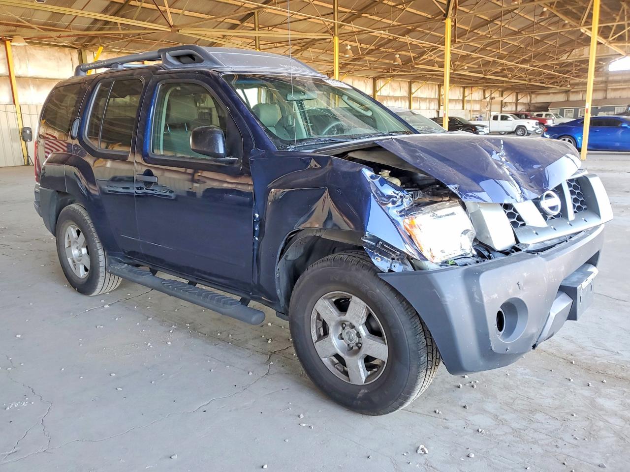 2007 Nissan Xterra X Blue vin: 5N1AN08U07C541096