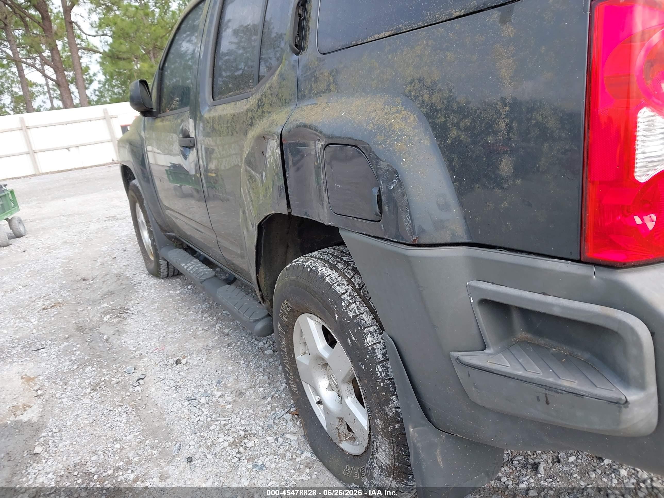 2008 Nissan Xterra S Gray vin: 5N1AN08U08C540869