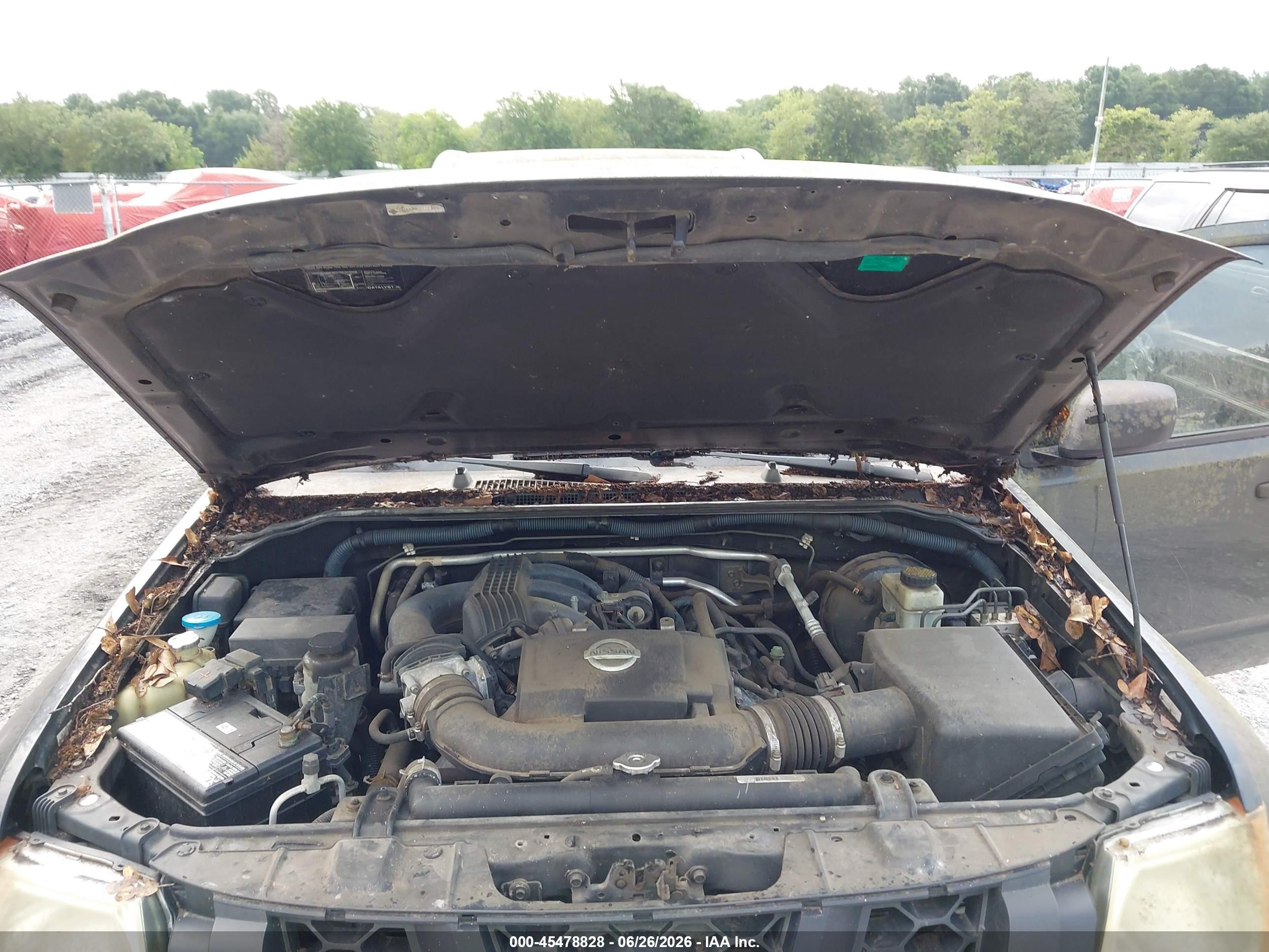 2008 Nissan Xterra S Gray vin: 5N1AN08U08C540869