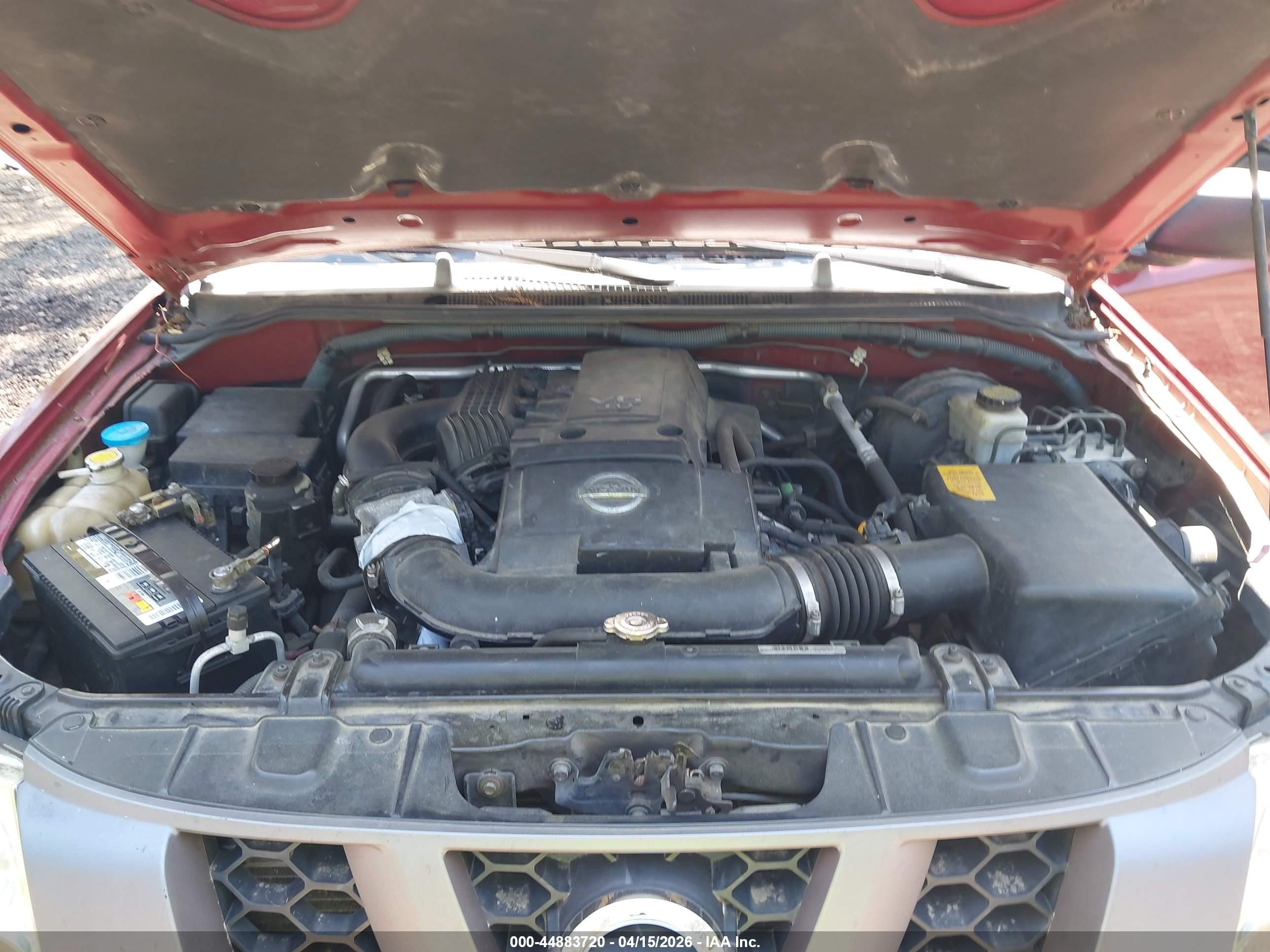 2006 Nissan Xterra S Красный vin: 5N1AN08U16C561369