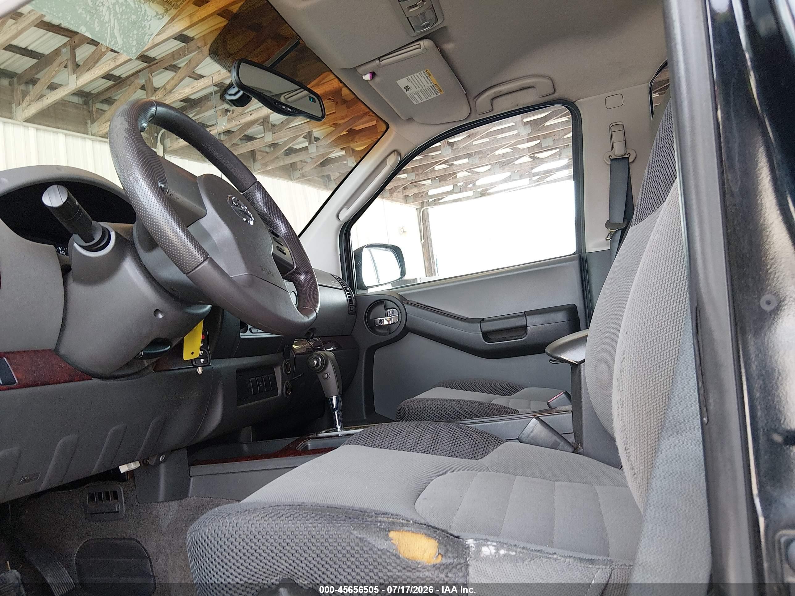 2005 Nissan Xterra S Black vin: 5N1AN08U25C616376