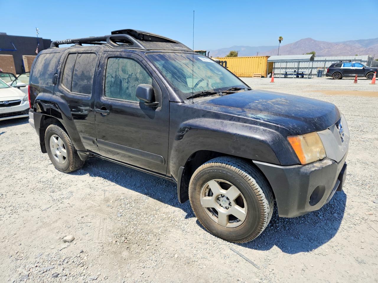 2005 Nissan Xterra S Black vin: 5N1AN08U25C643142