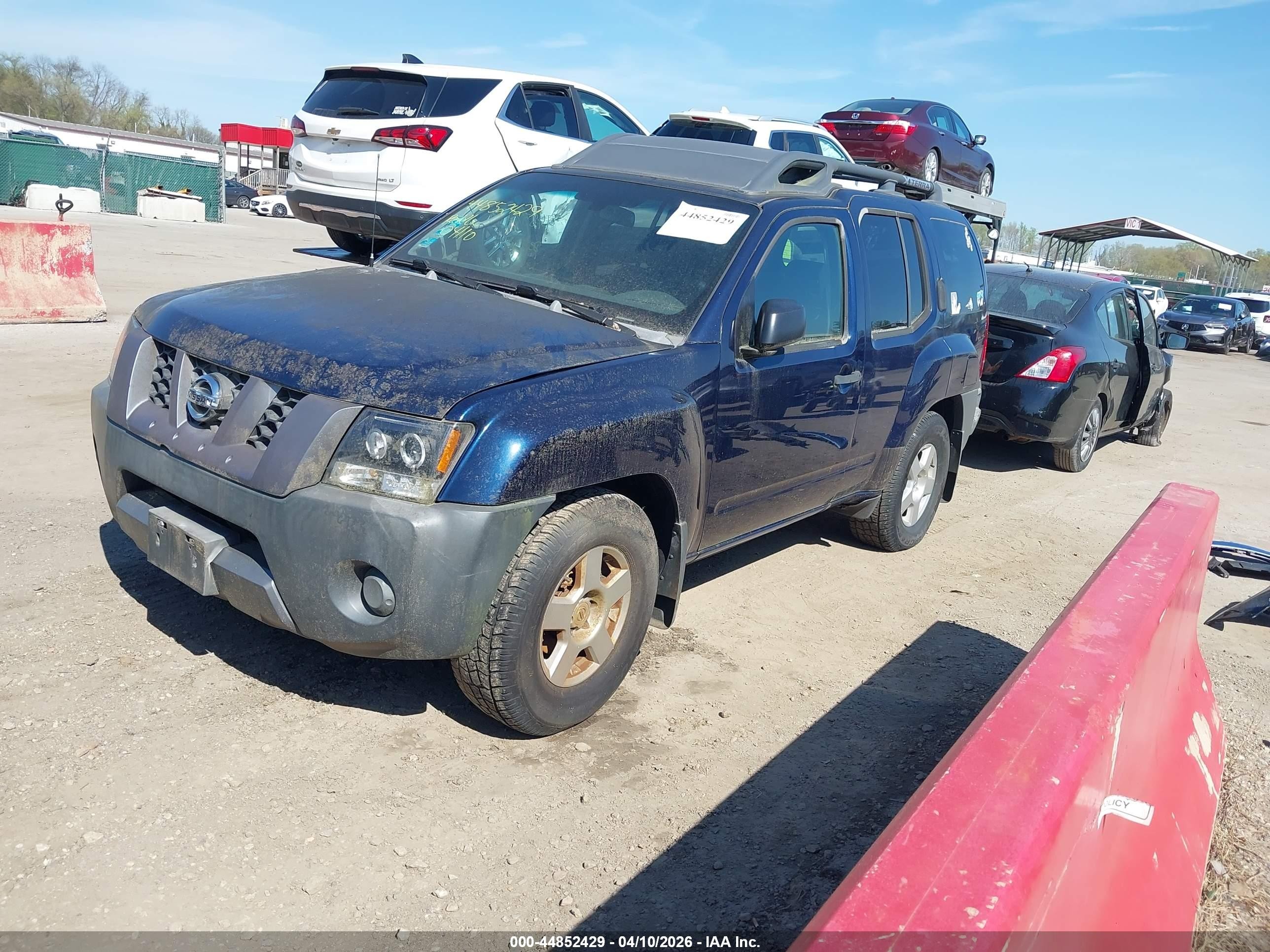 2006 Nissan Xterra X Dark Blue vin: 5N1AN08U26C540062