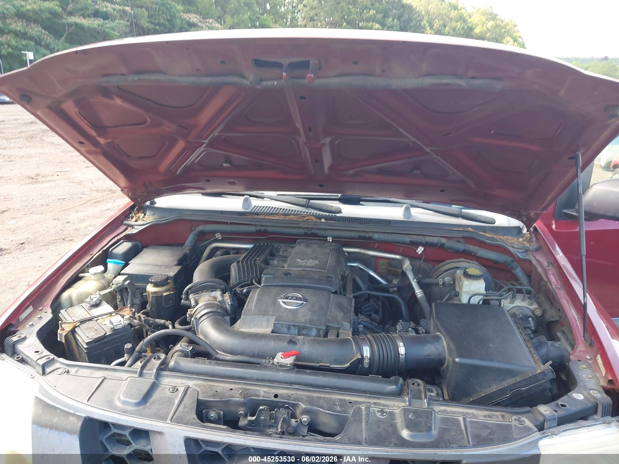2007 Nissan Xterra Se Maroon vin: 5N1AN08U27C533985