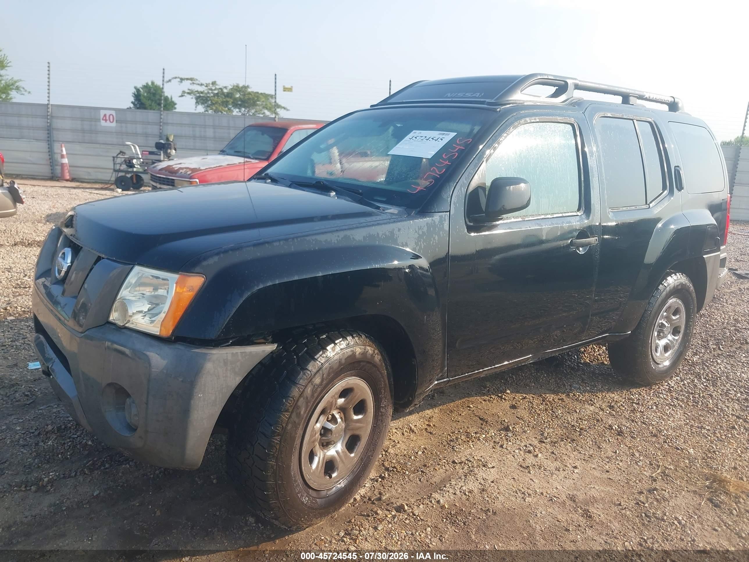 2008 Nissan Xterra X Black vin: 5N1AN08U28C541523