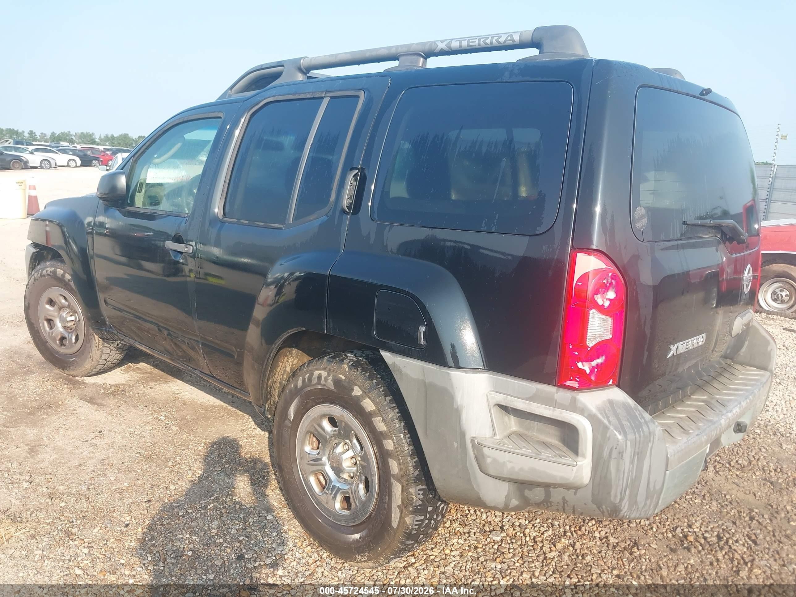 2008 Nissan Xterra X Black vin: 5N1AN08U28C541523