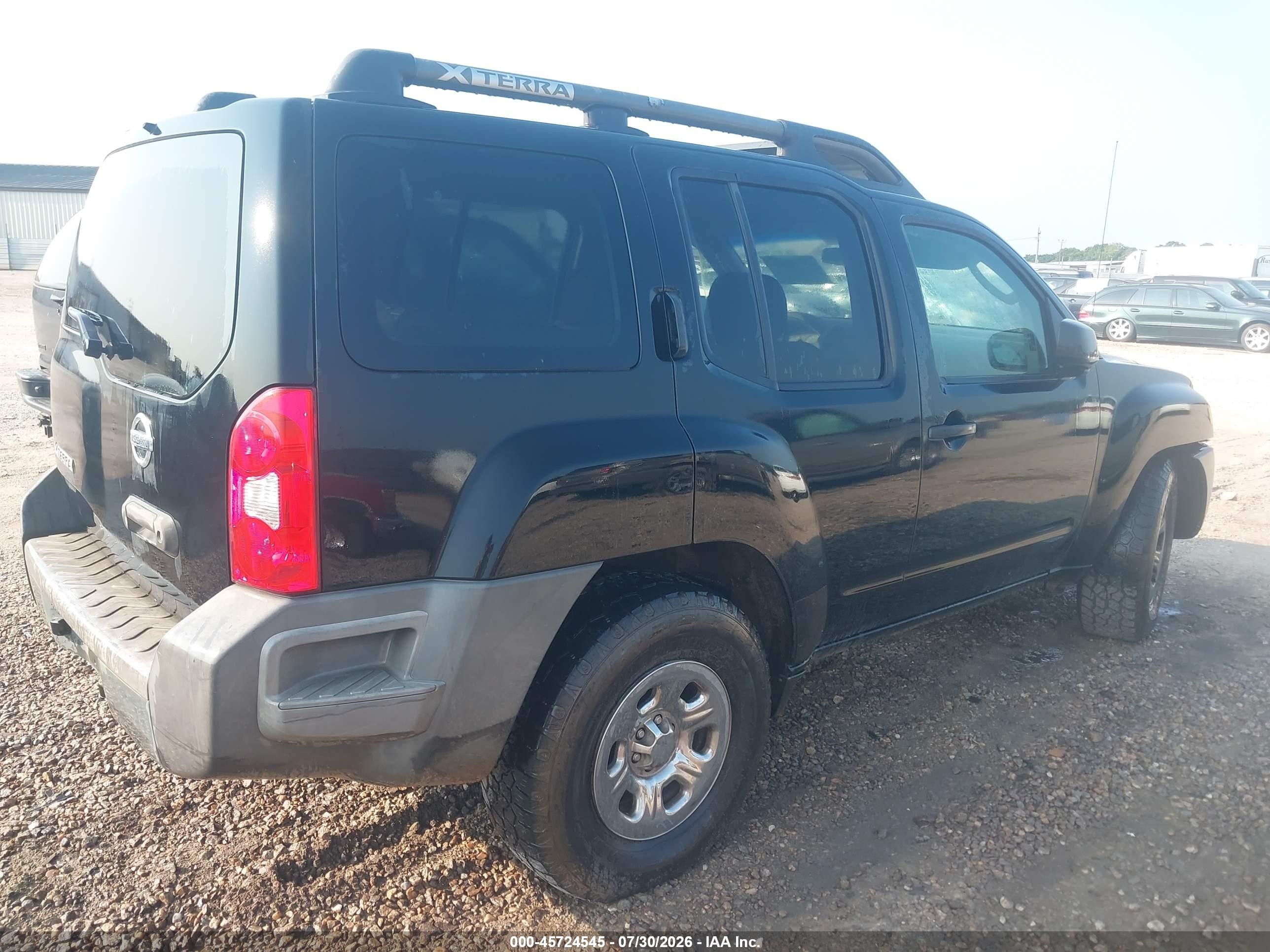 2008 Nissan Xterra X Black vin: 5N1AN08U28C541523