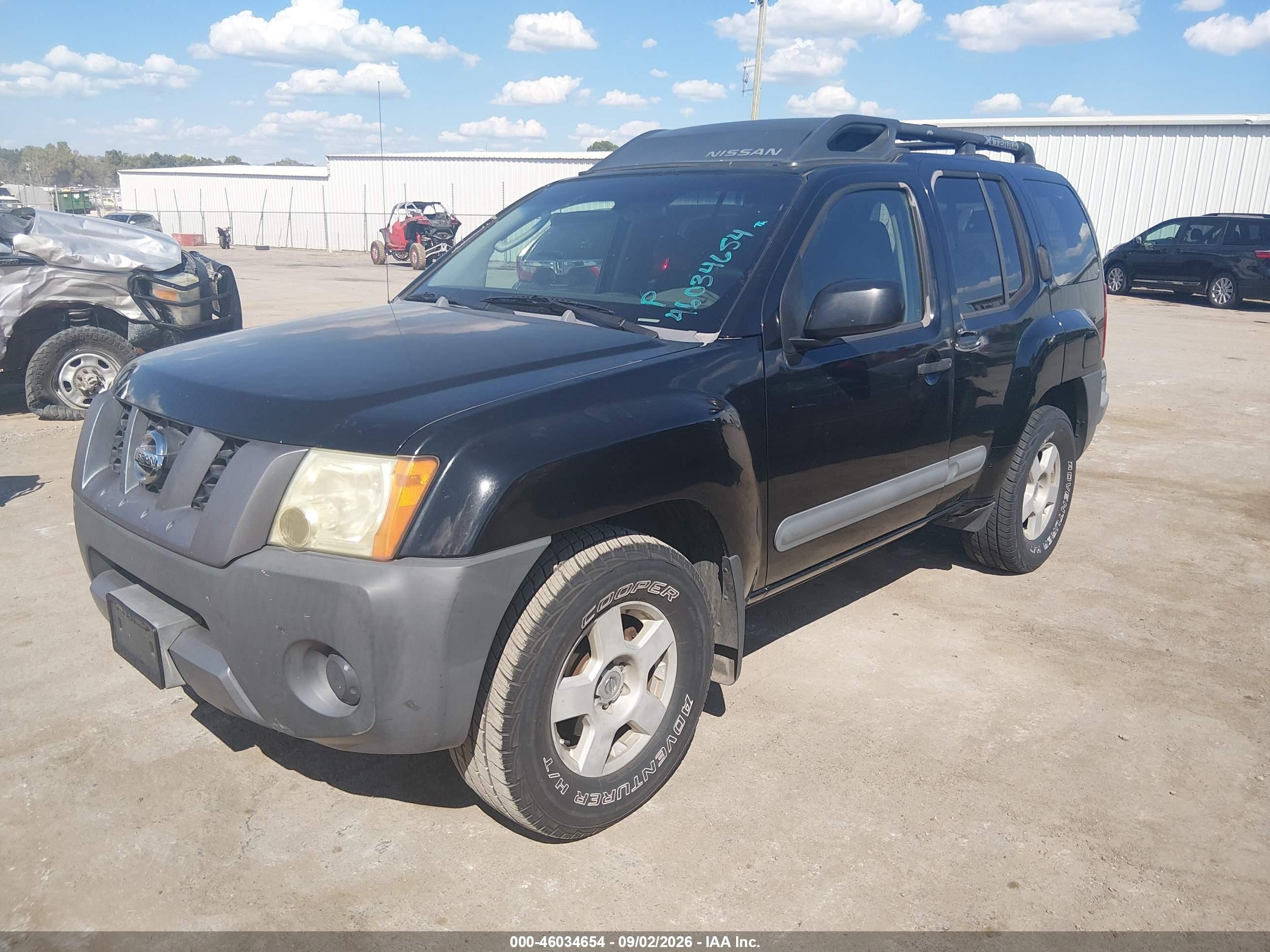 2005 Nissan Xterra S Черный vin: 5N1AN08U35C644977