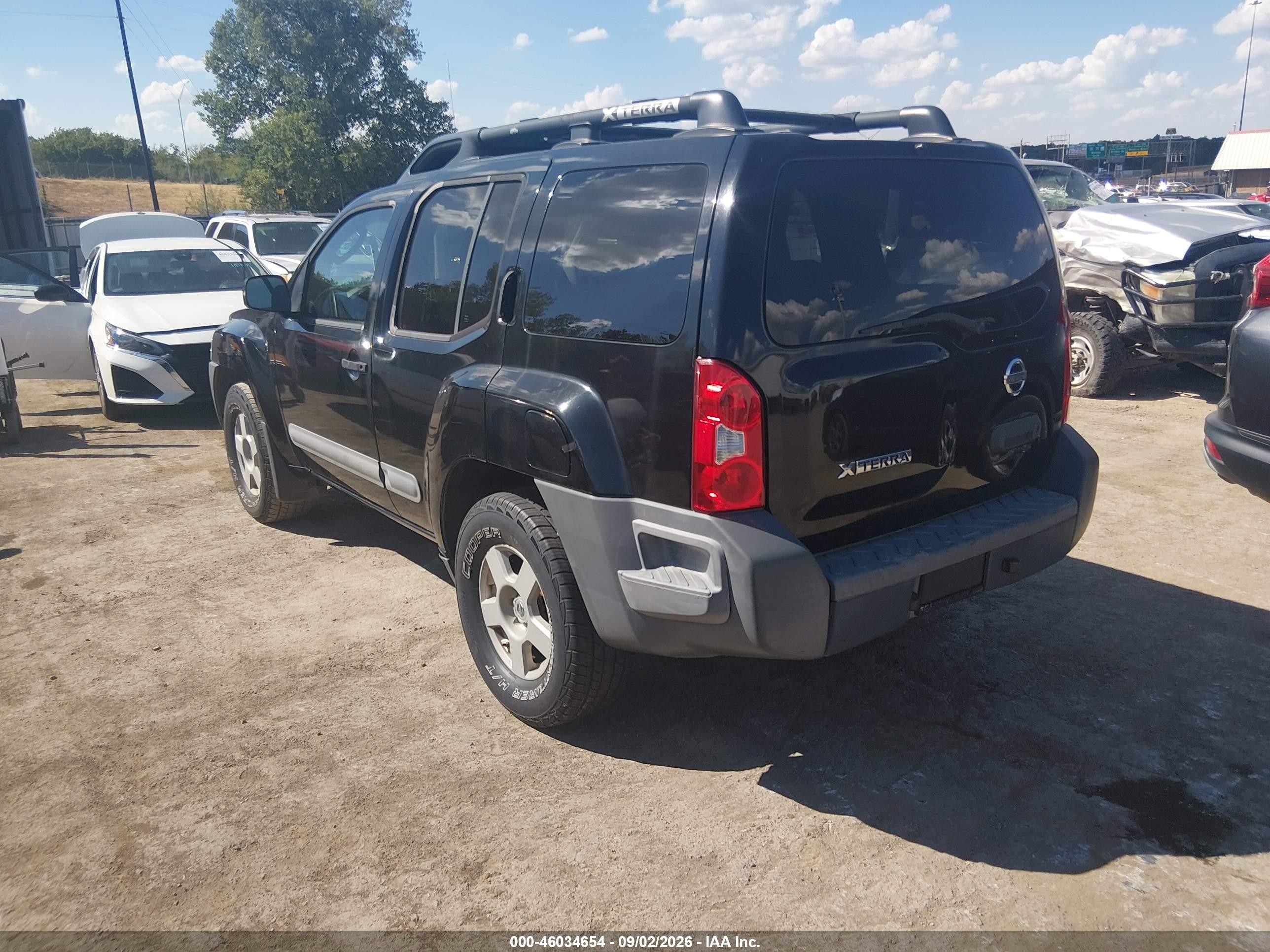 2005 Nissan Xterra S Черный vin: 5N1AN08U35C644977