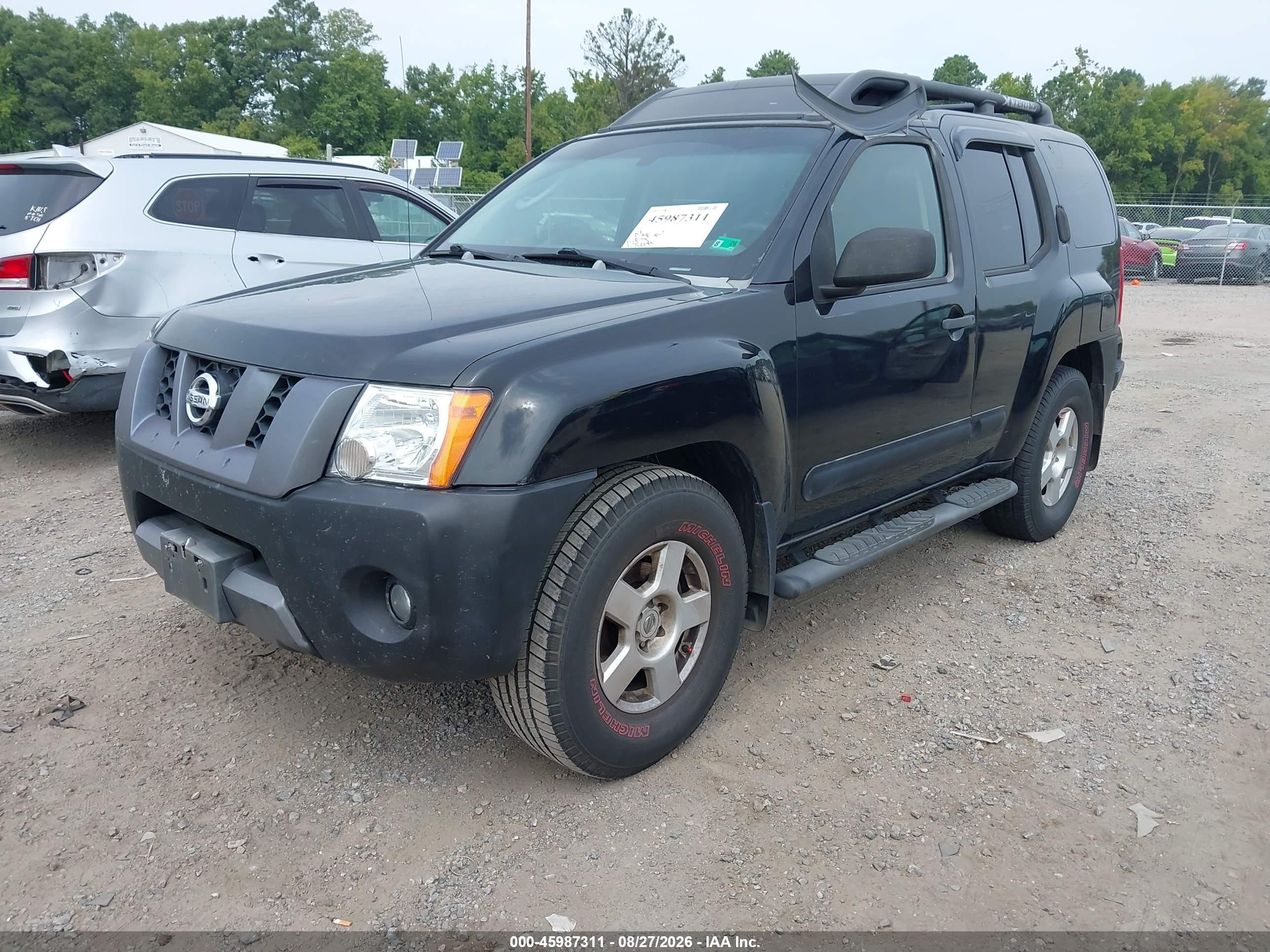 2006 Nissan Xterra S Black vin: 5N1AN08U36C550583