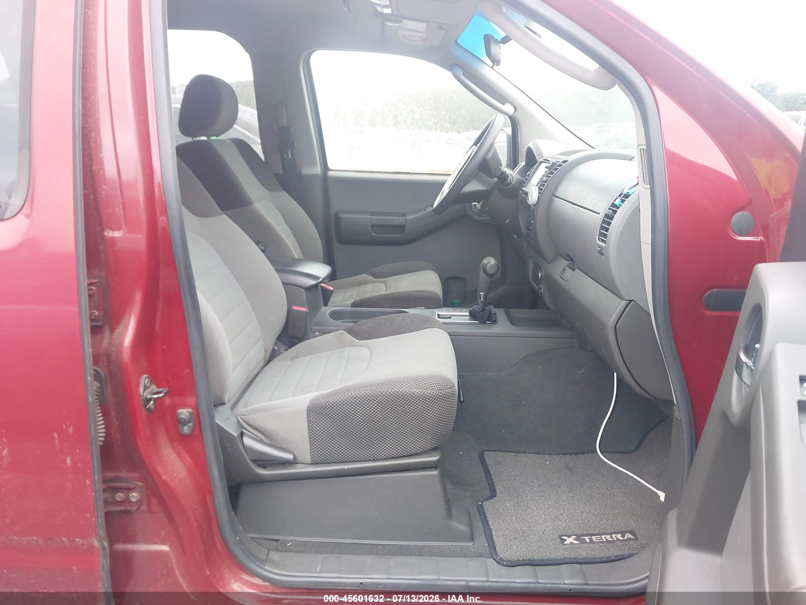 2007 Nissan Xterra S Red vin: 5N1AN08U37C505502