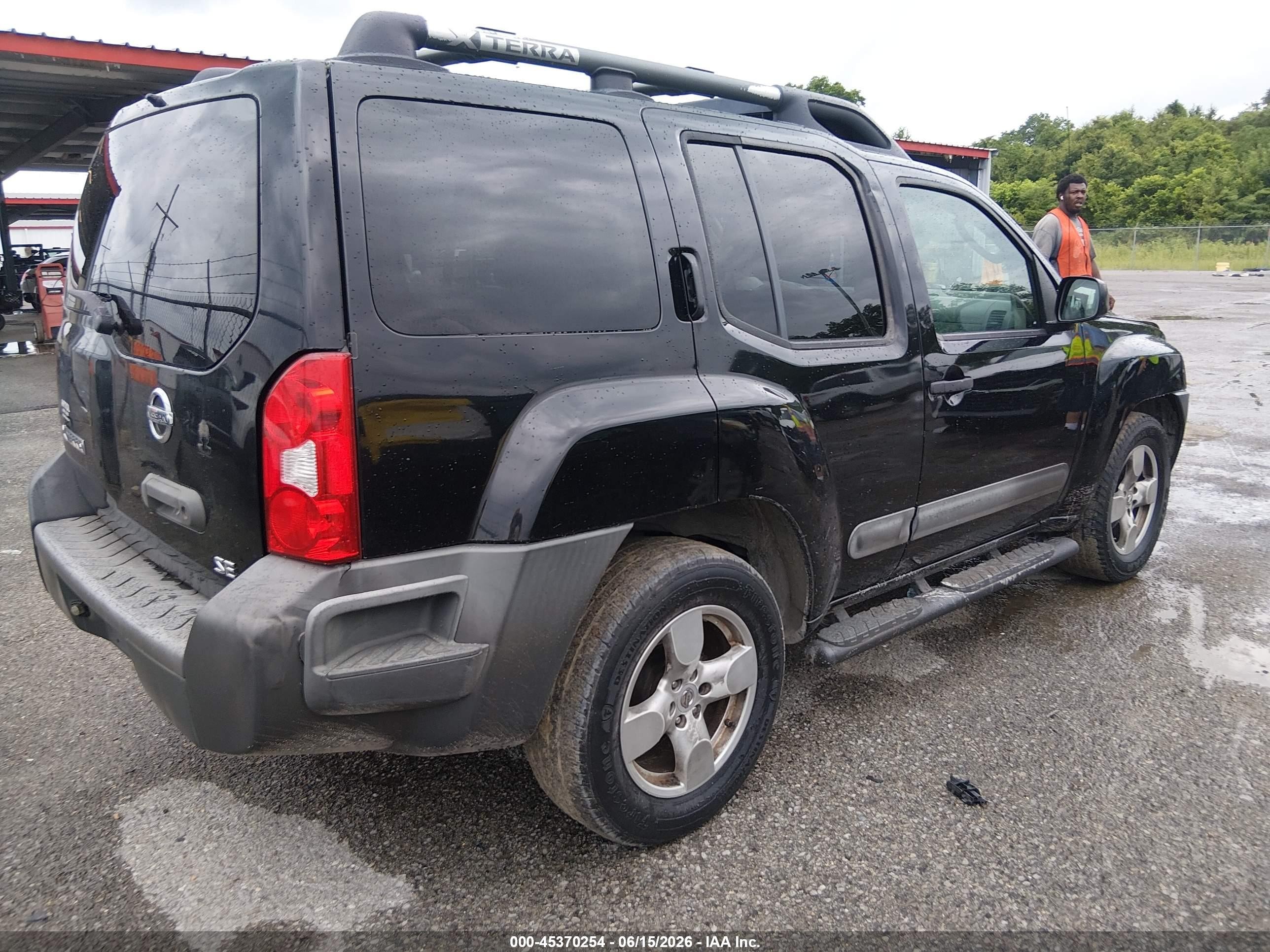 2007 Nissan Xterra Se Black vin: 5N1AN08U37C520114