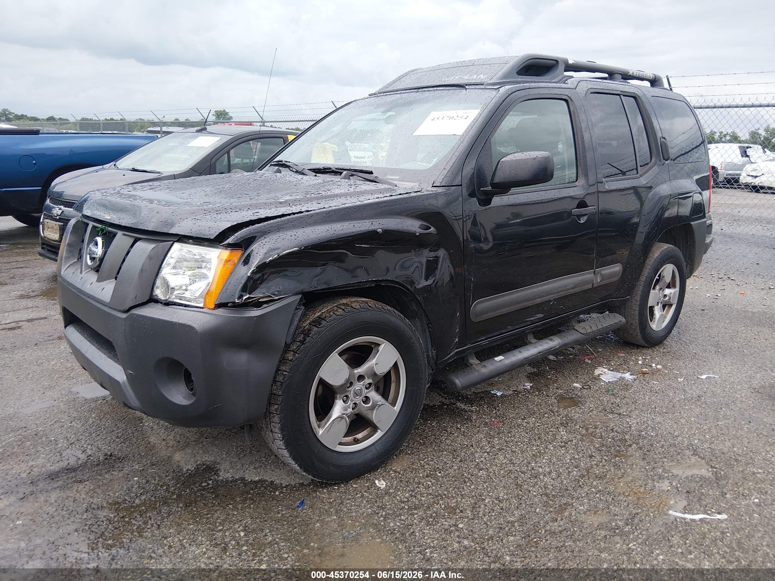 2007 Nissan Xterra Se Black vin: 5N1AN08U37C520114