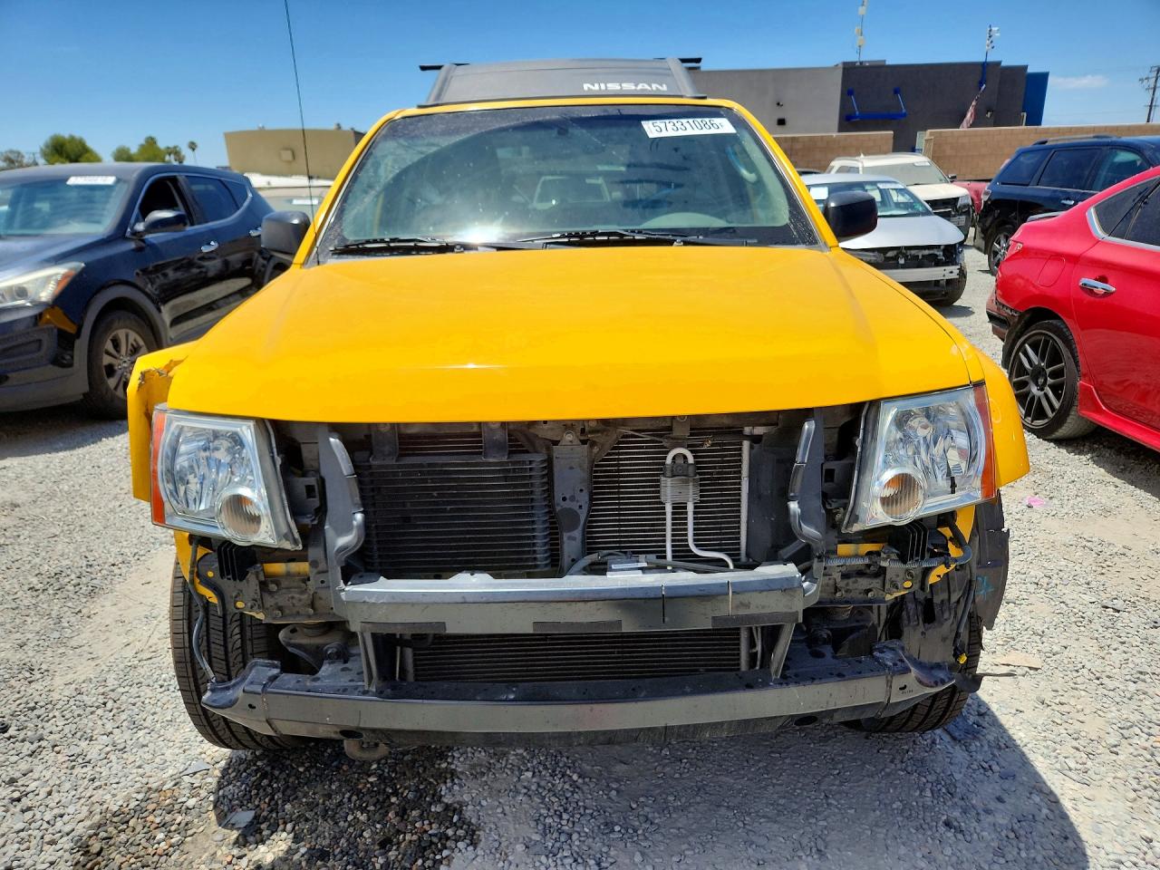 2008 Nissan Xterra X Yellow vin: 5N1AN08U38C506568