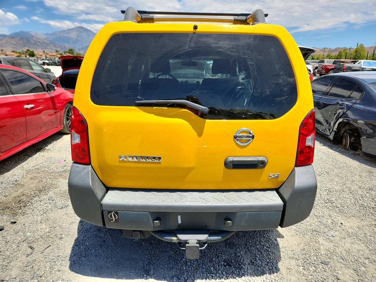 2008 Nissan Xterra X Yellow vin: 5N1AN08U38C506568