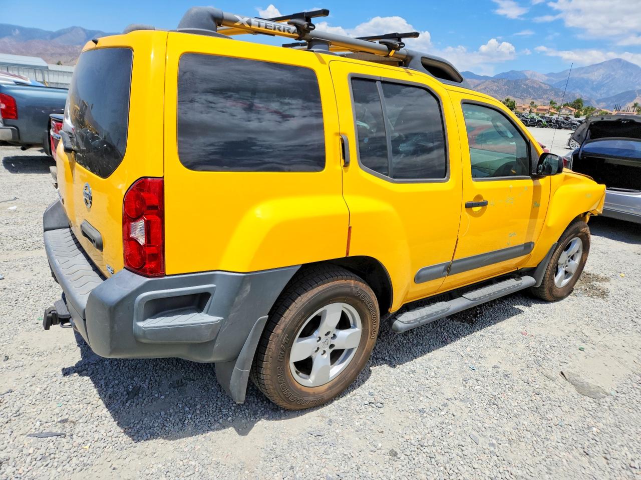 2008 Nissan Xterra X Yellow vin: 5N1AN08U38C506568