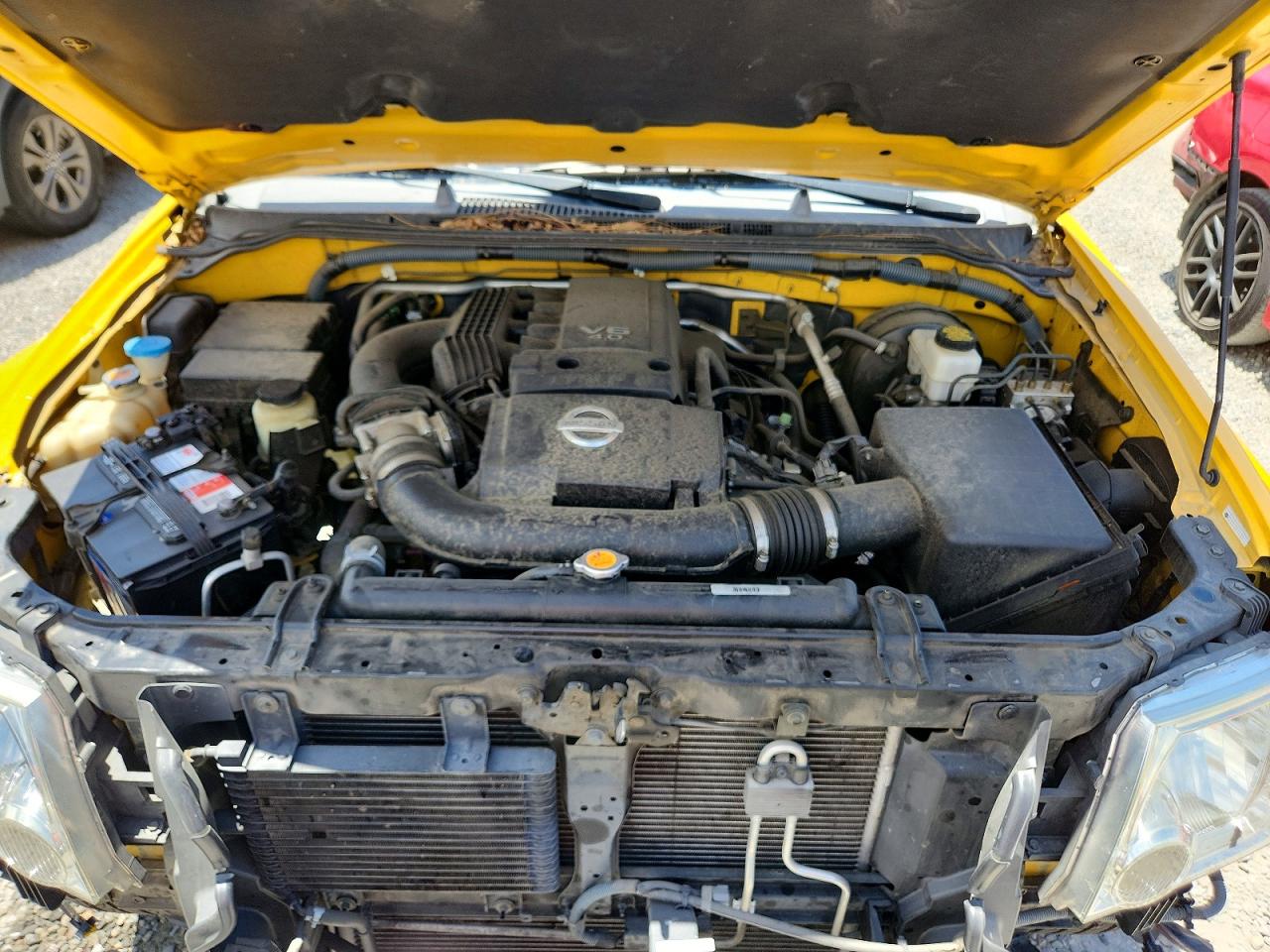 2008 Nissan Xterra X Yellow vin: 5N1AN08U38C506568