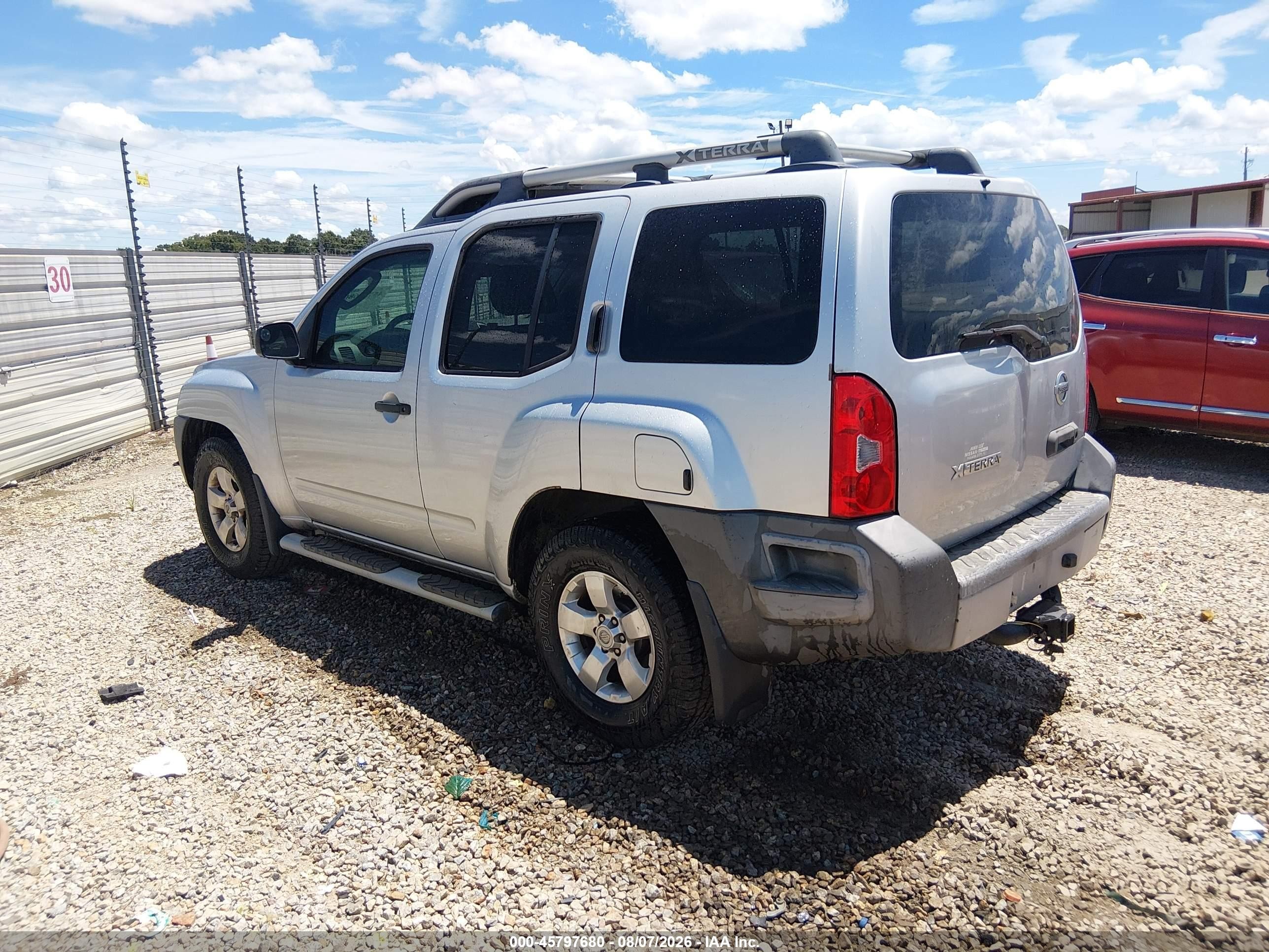 2009 Nissan Xterra S Silver vin: 5N1AN08U39C512971