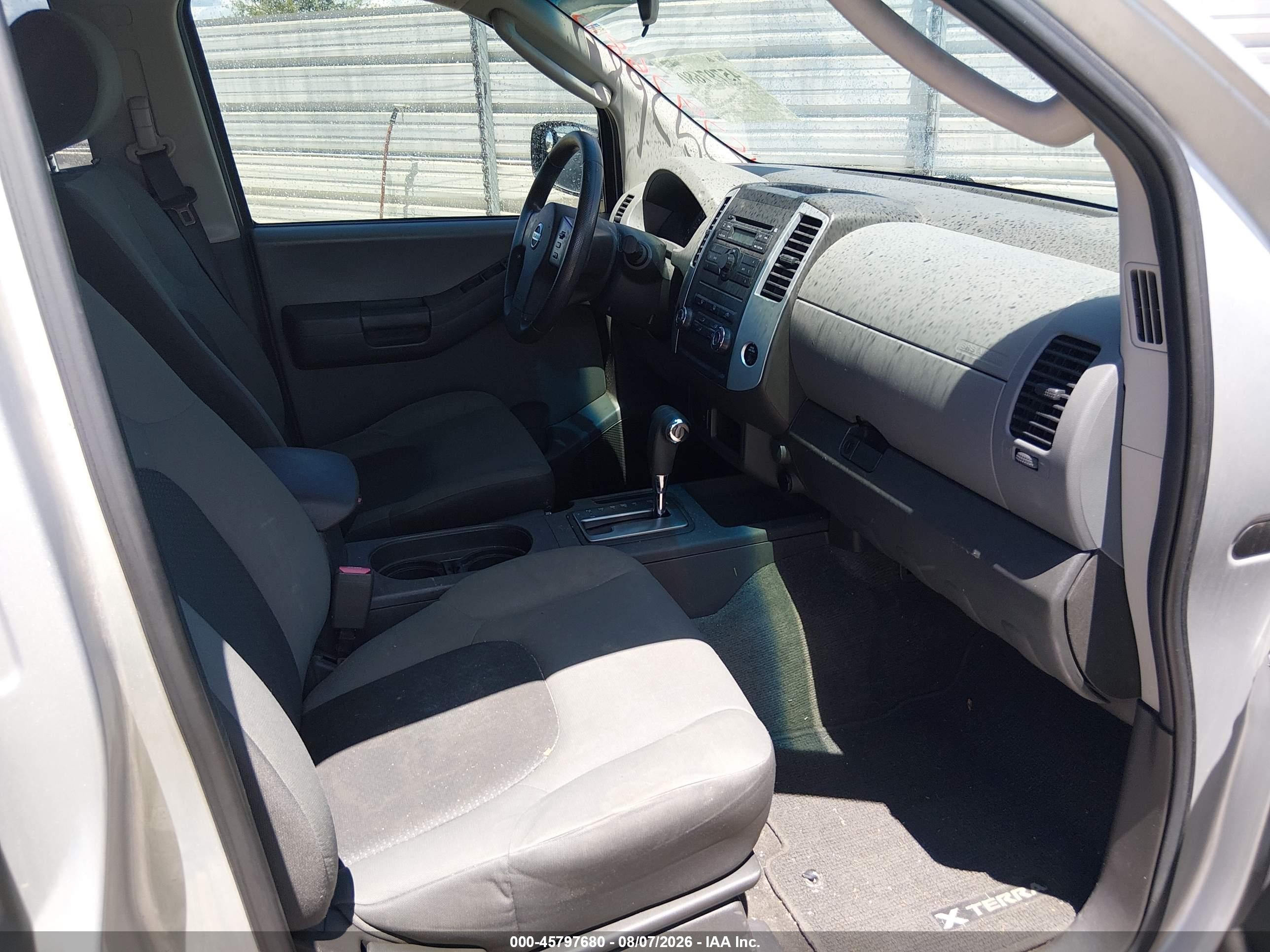 2009 Nissan Xterra S Silver vin: 5N1AN08U39C512971