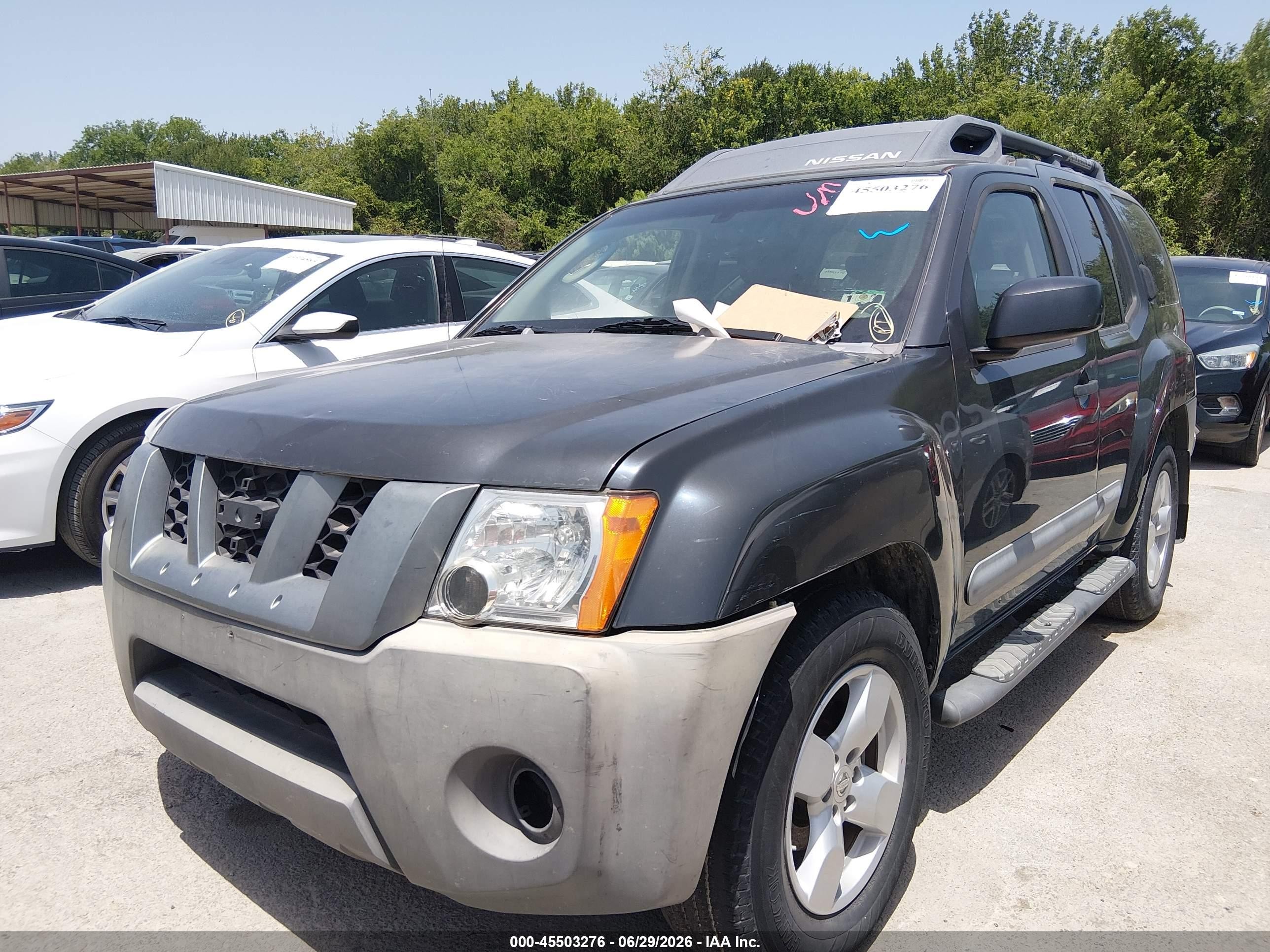 2005 Nissan Xterra Se Gray vin: 5N1AN08U45C619926