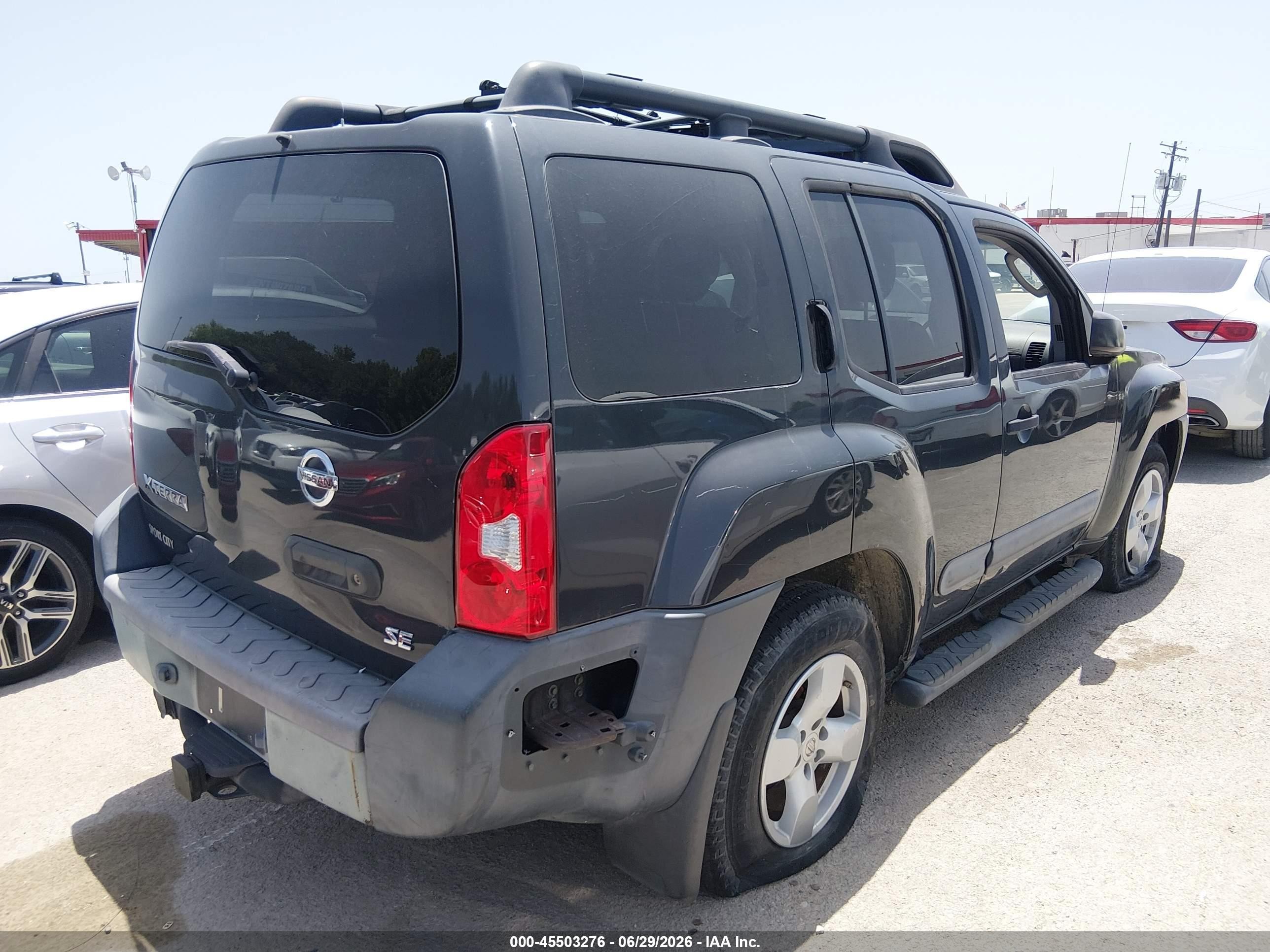 2005 Nissan Xterra Se Gray vin: 5N1AN08U45C619926