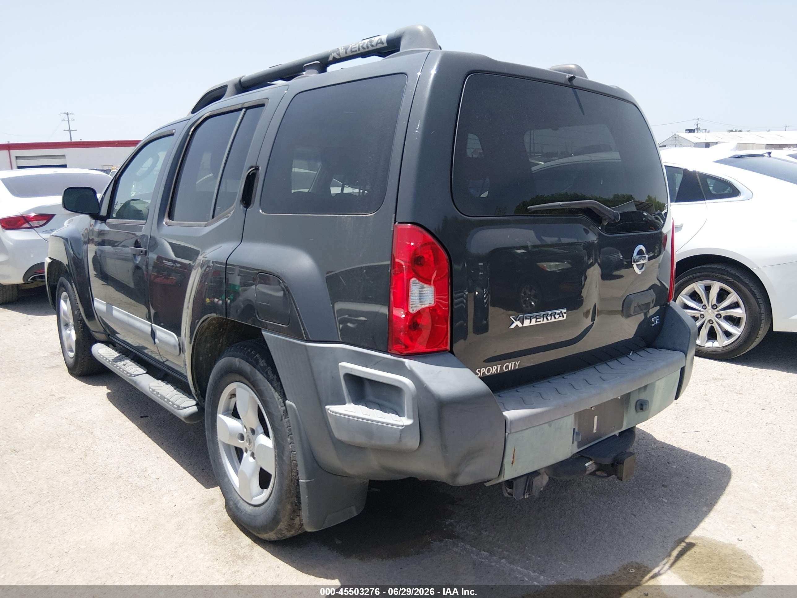2005 Nissan Xterra Se Gray vin: 5N1AN08U45C619926