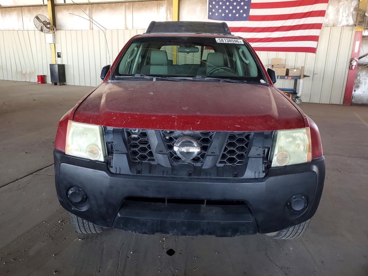 2005 Nissan Xterra S Red vin: 5N1AN08U45C622759