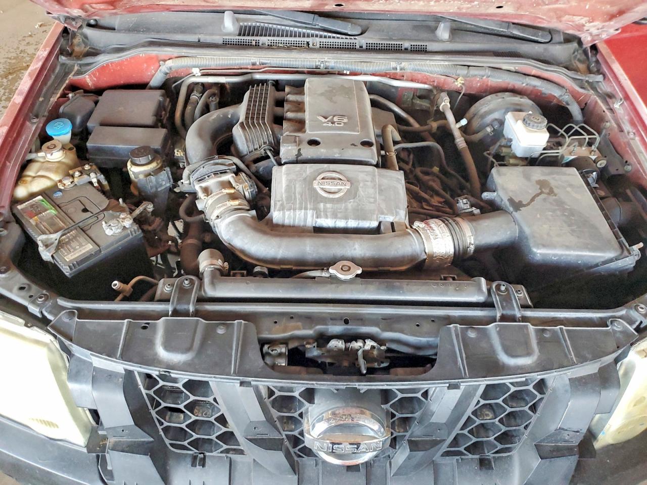 2005 Nissan Xterra S Red vin: 5N1AN08U45C622759