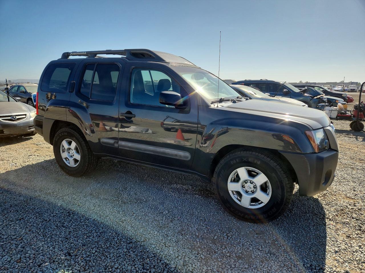 2005 Nissan Xterra S Gray vin: 5N1AN08U45C634975