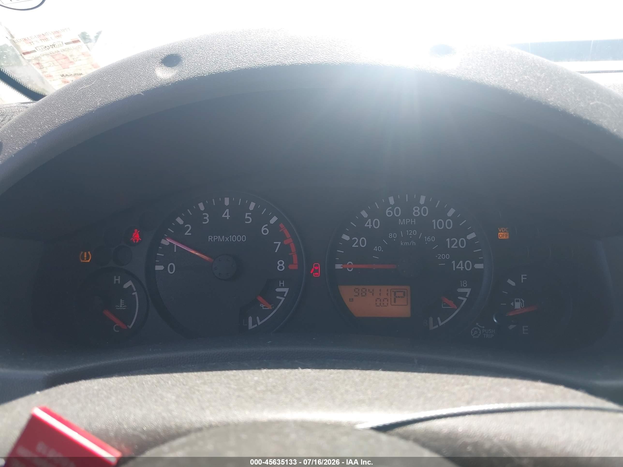 2006 Nissan Xterra S Silver vin: 5N1AN08U46C534358
