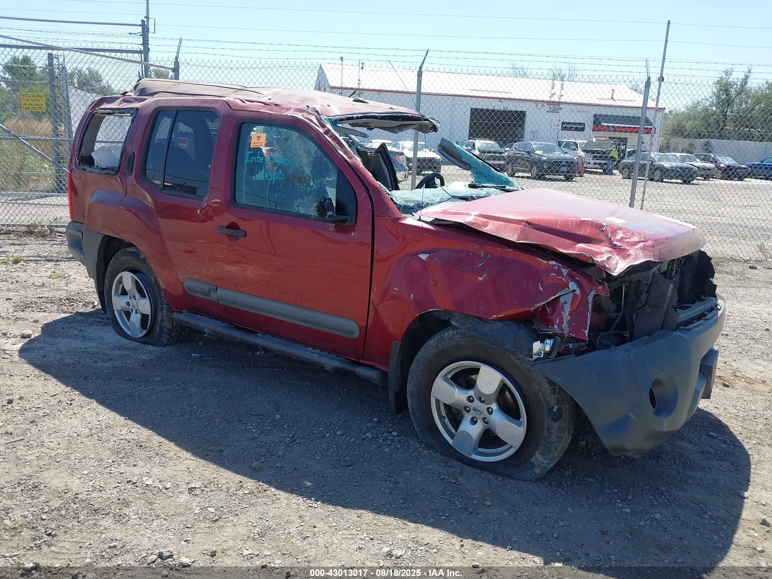 2006 Nissan Xterra Se Maroon vin: 5N1AN08U46C537311