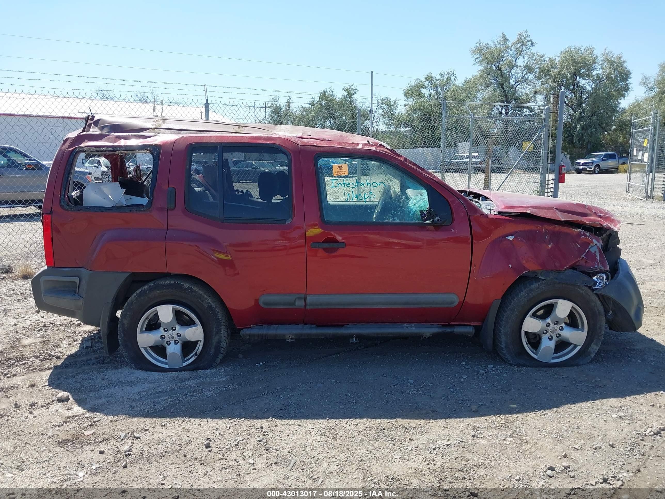 2006 Nissan Xterra Se Темно-бордовый vin: 5N1AN08U46C537311