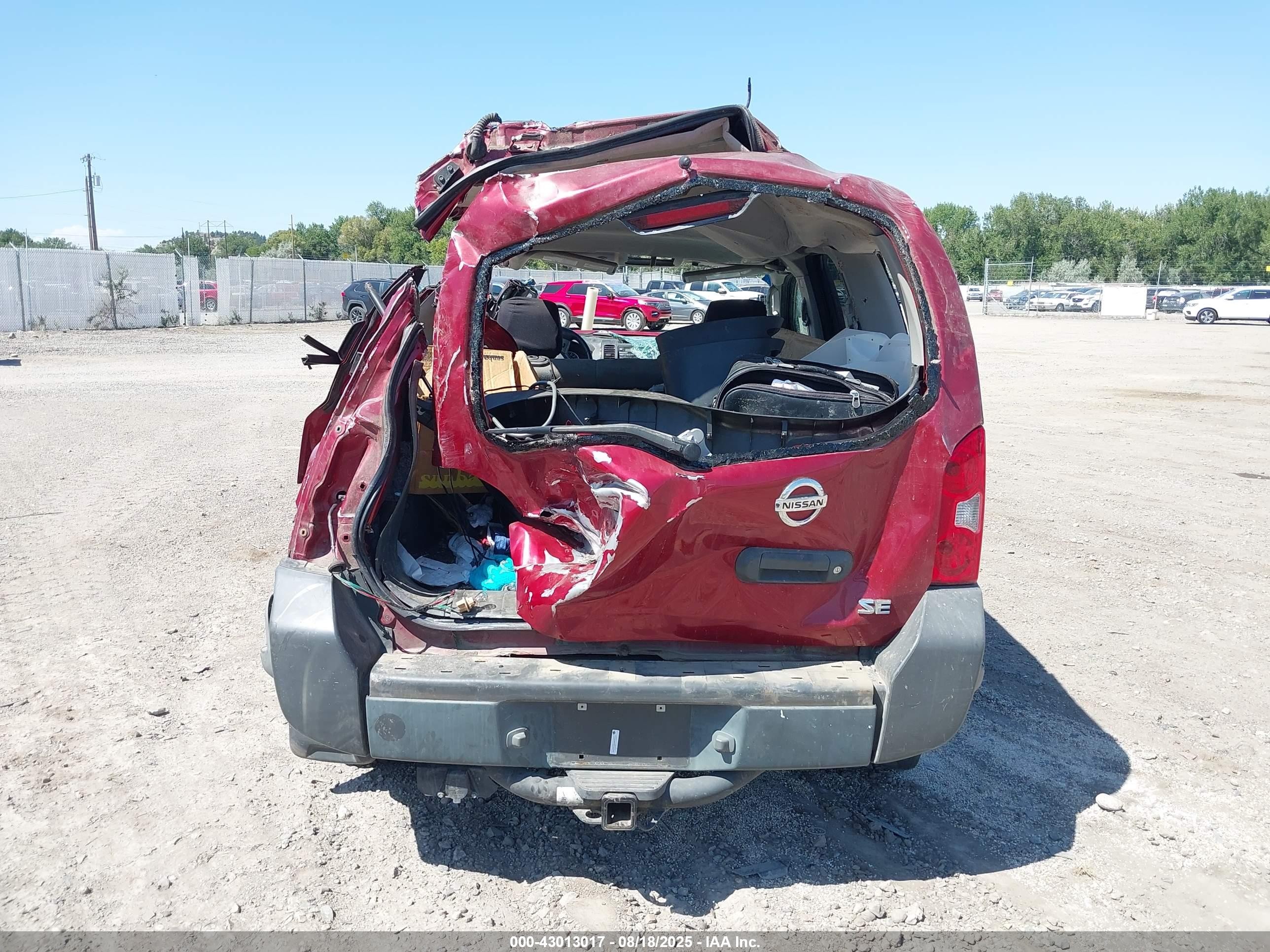 2006 Nissan Xterra Se Темно-бордовый vin: 5N1AN08U46C537311