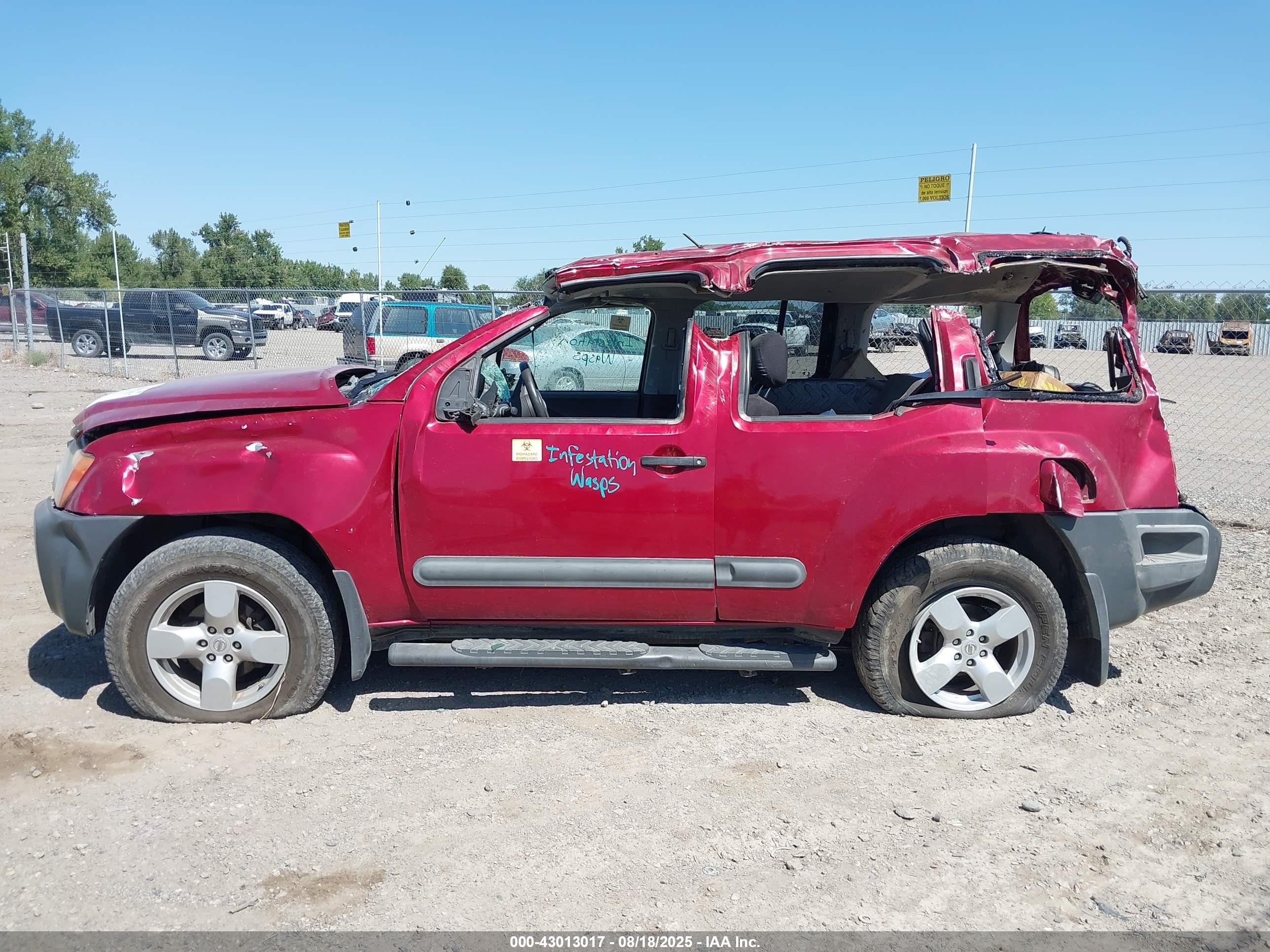 2006 Nissan Xterra Se Темно-бордовый vin: 5N1AN08U46C537311
