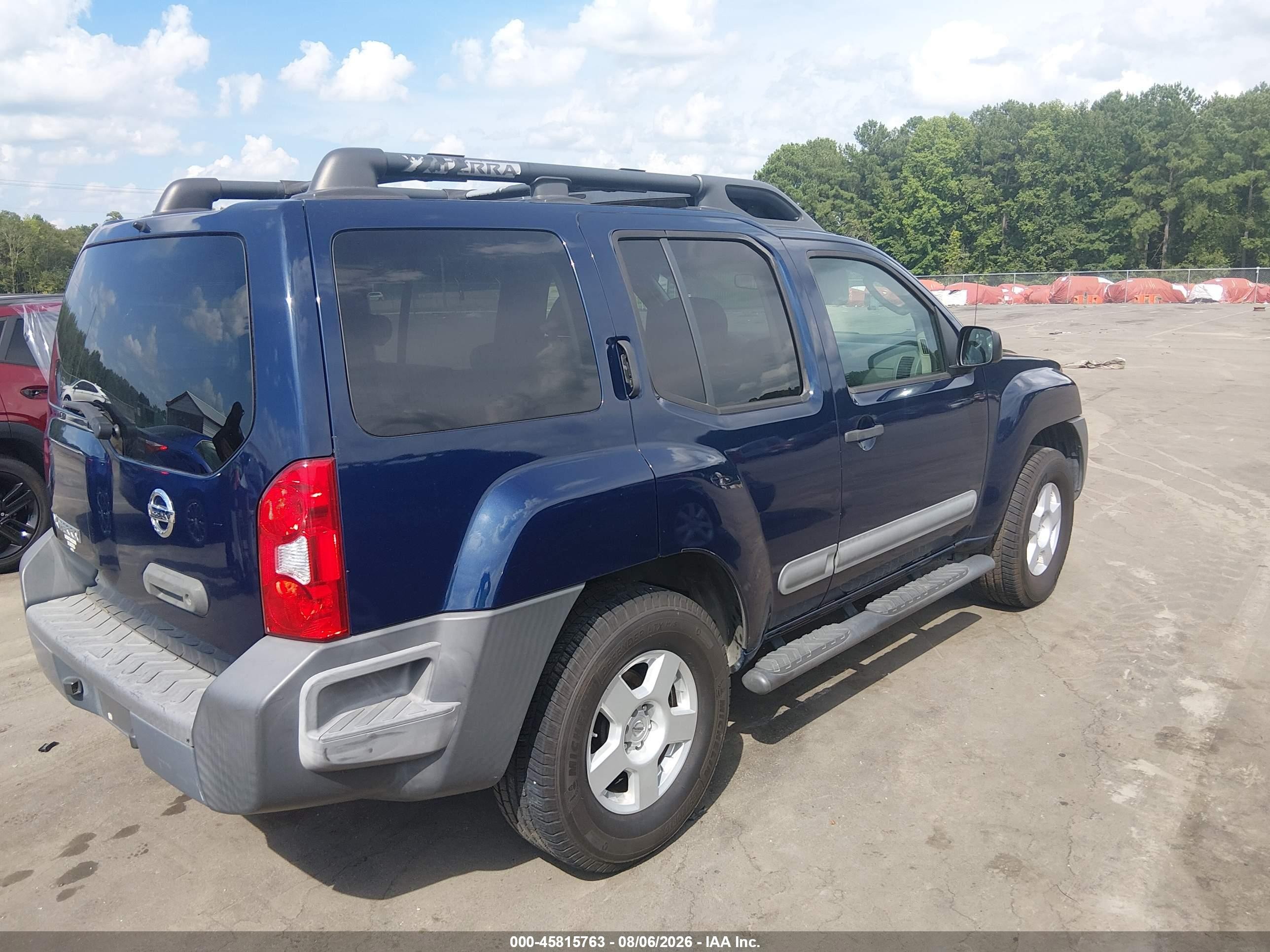 2006 Nissan Xterra S Blue vin: 5N1AN08U46C538135