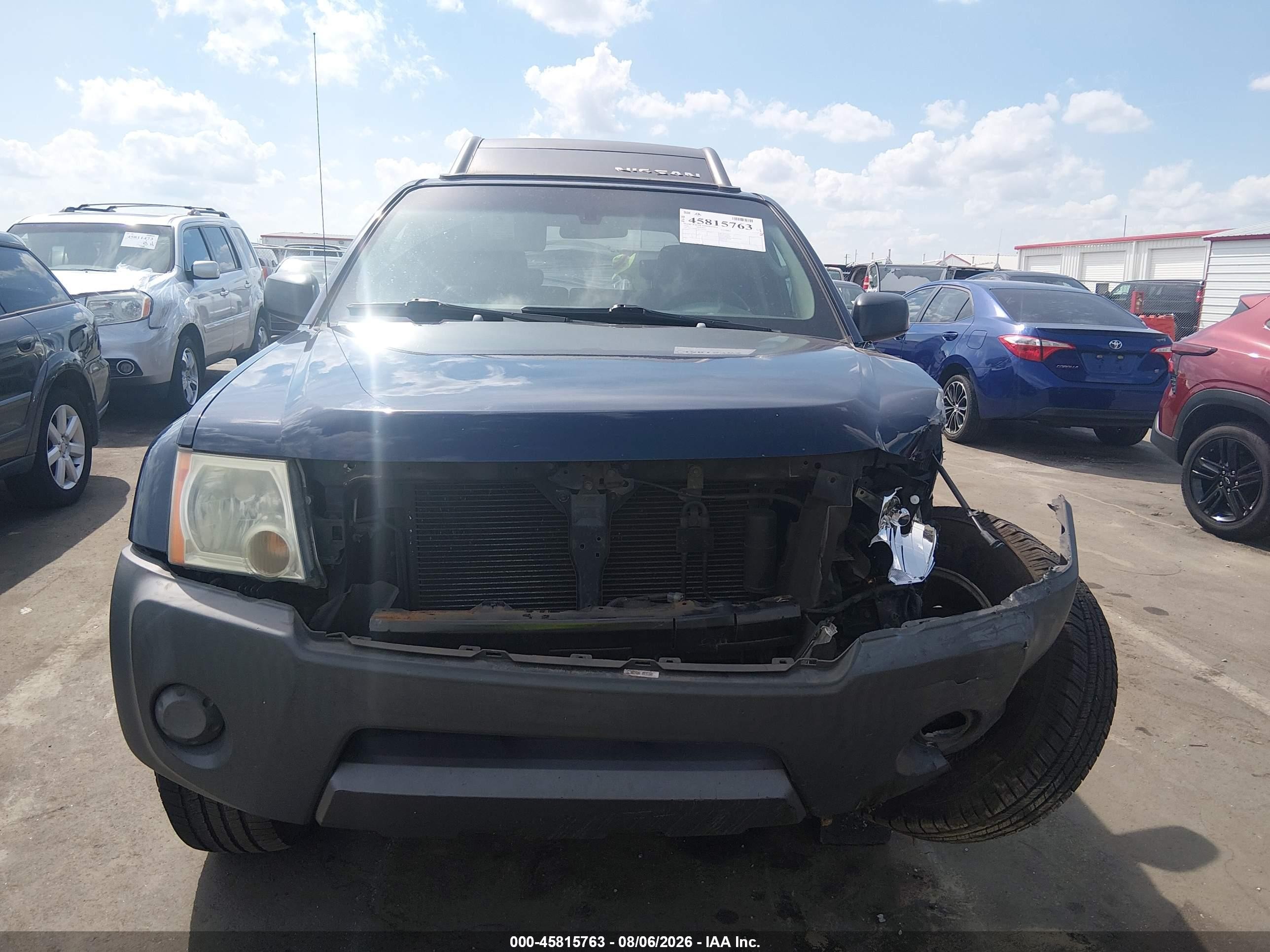 2006 Nissan Xterra S Blue vin: 5N1AN08U46C538135