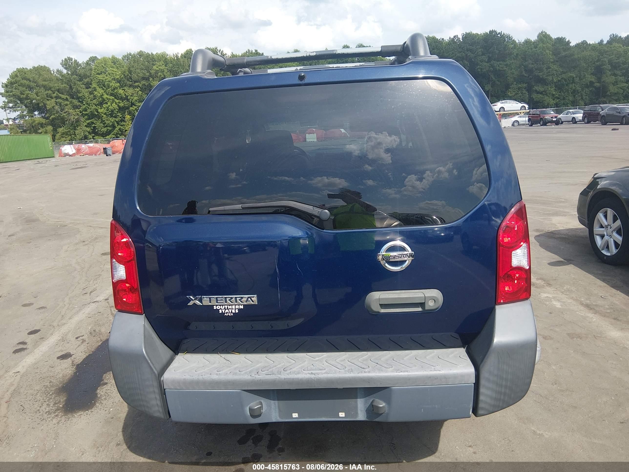 2006 Nissan Xterra S Blue vin: 5N1AN08U46C538135