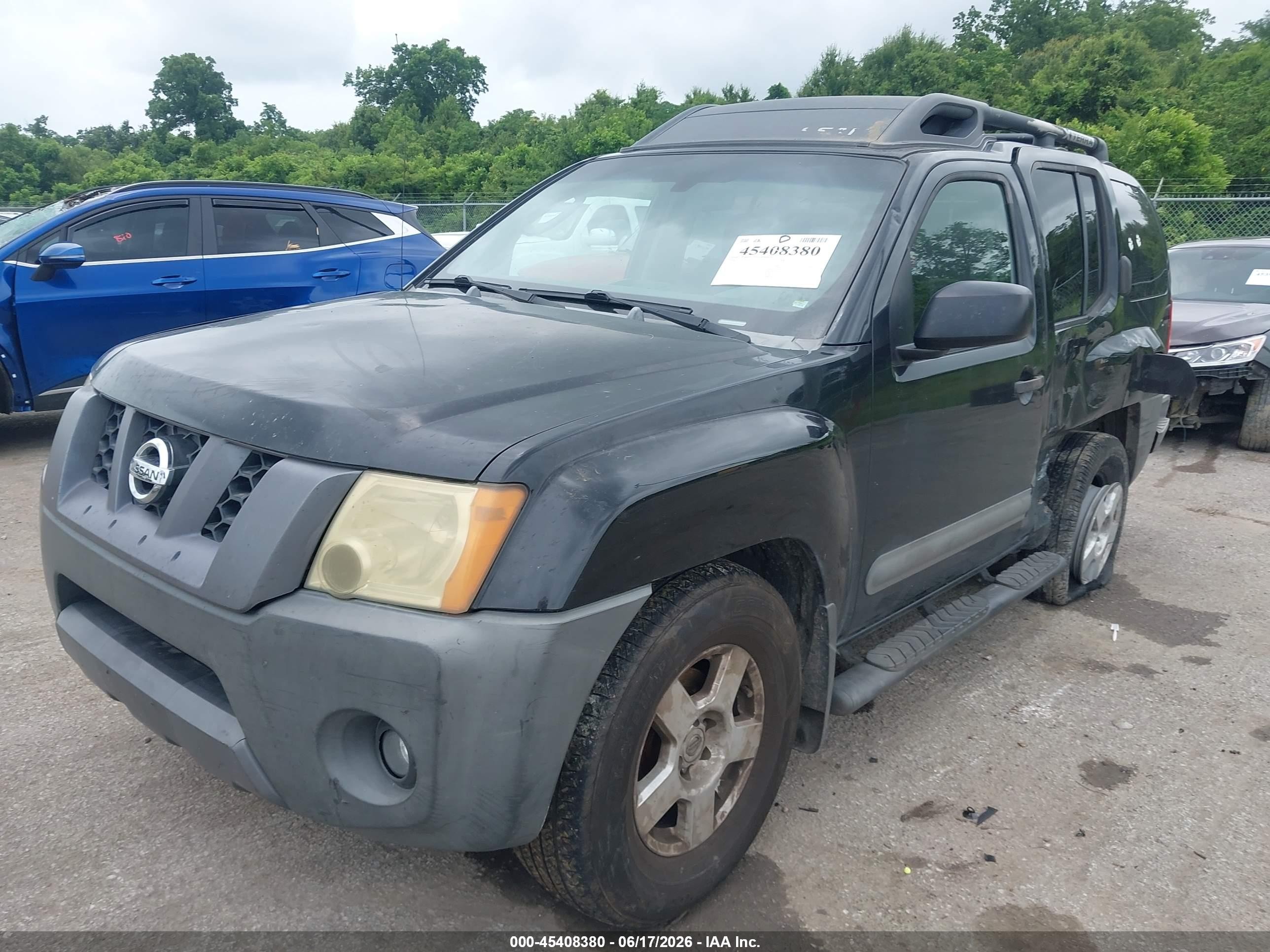 2006 Nissan Xterra S Black vin: 5N1AN08U46C550558