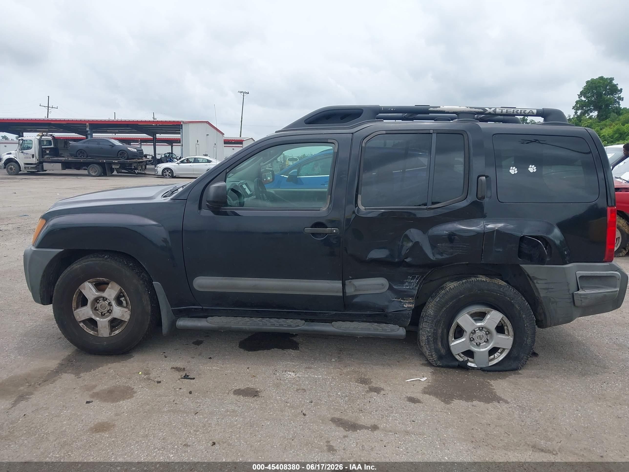 2006 Nissan Xterra S Black vin: 5N1AN08U46C550558