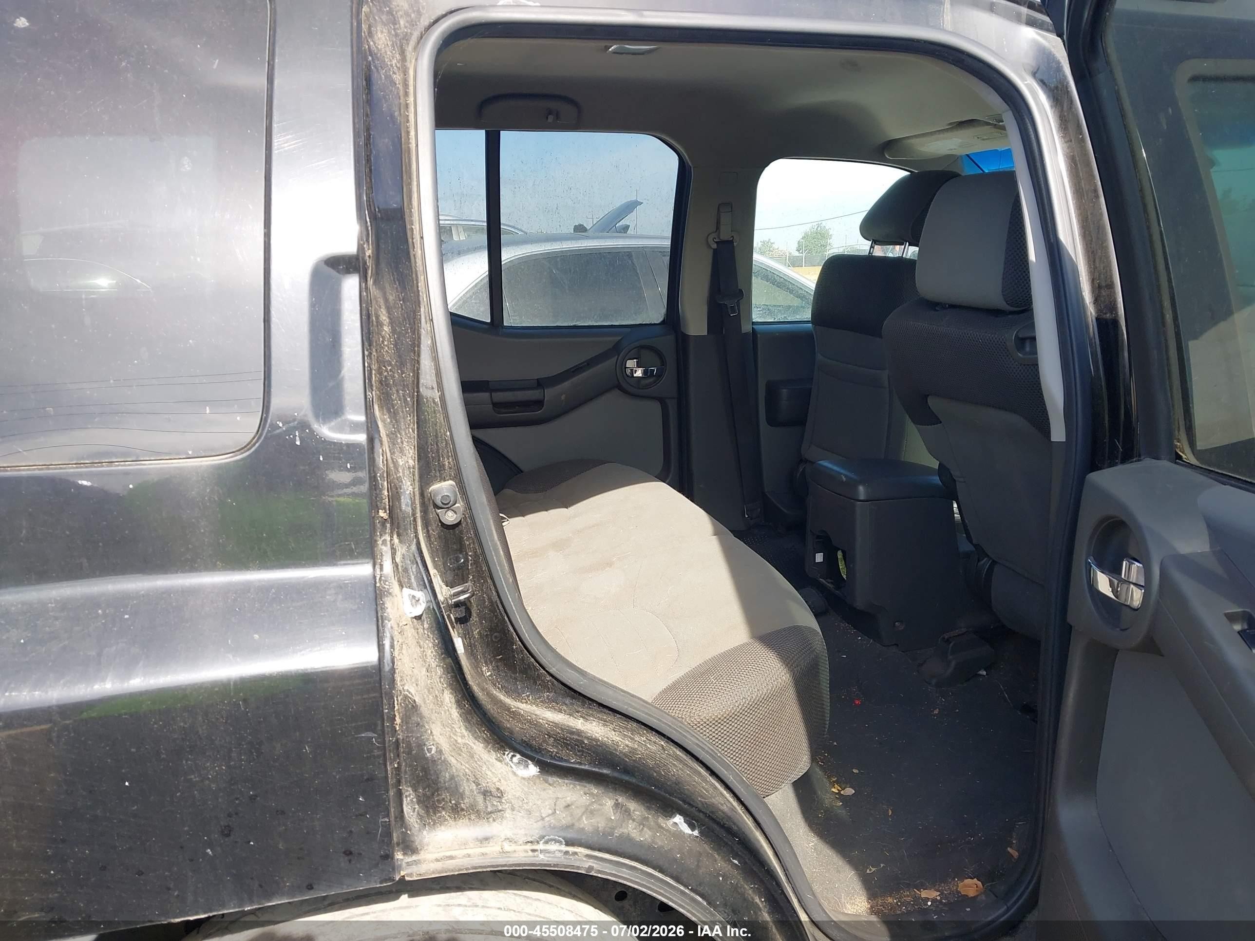 2007 Nissan Xterra S Black vin: 5N1AN08U47C511387